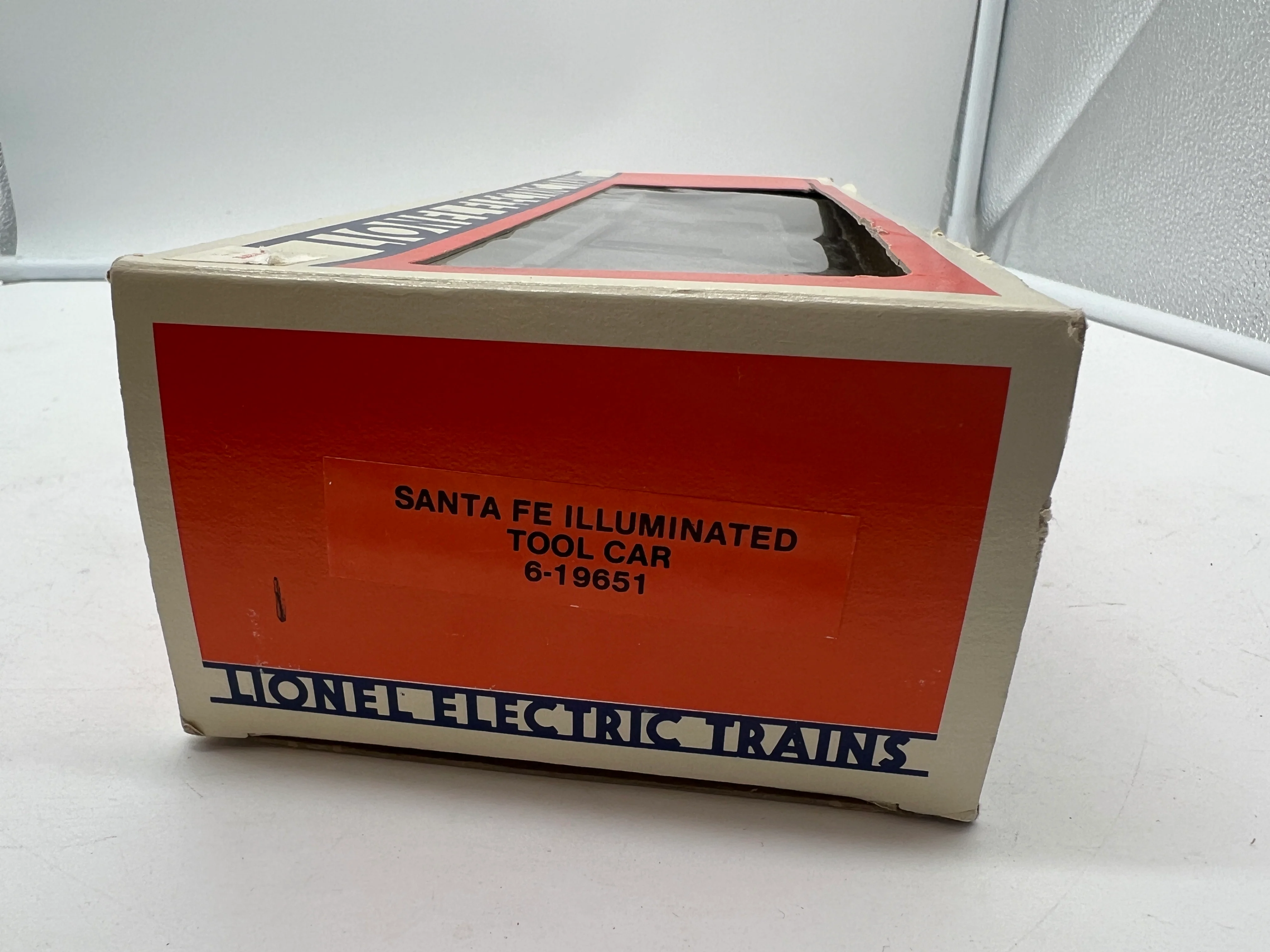 Lionel 6-19651 Santa Fe illuminated tool car. O SCALE Like New - Image 8