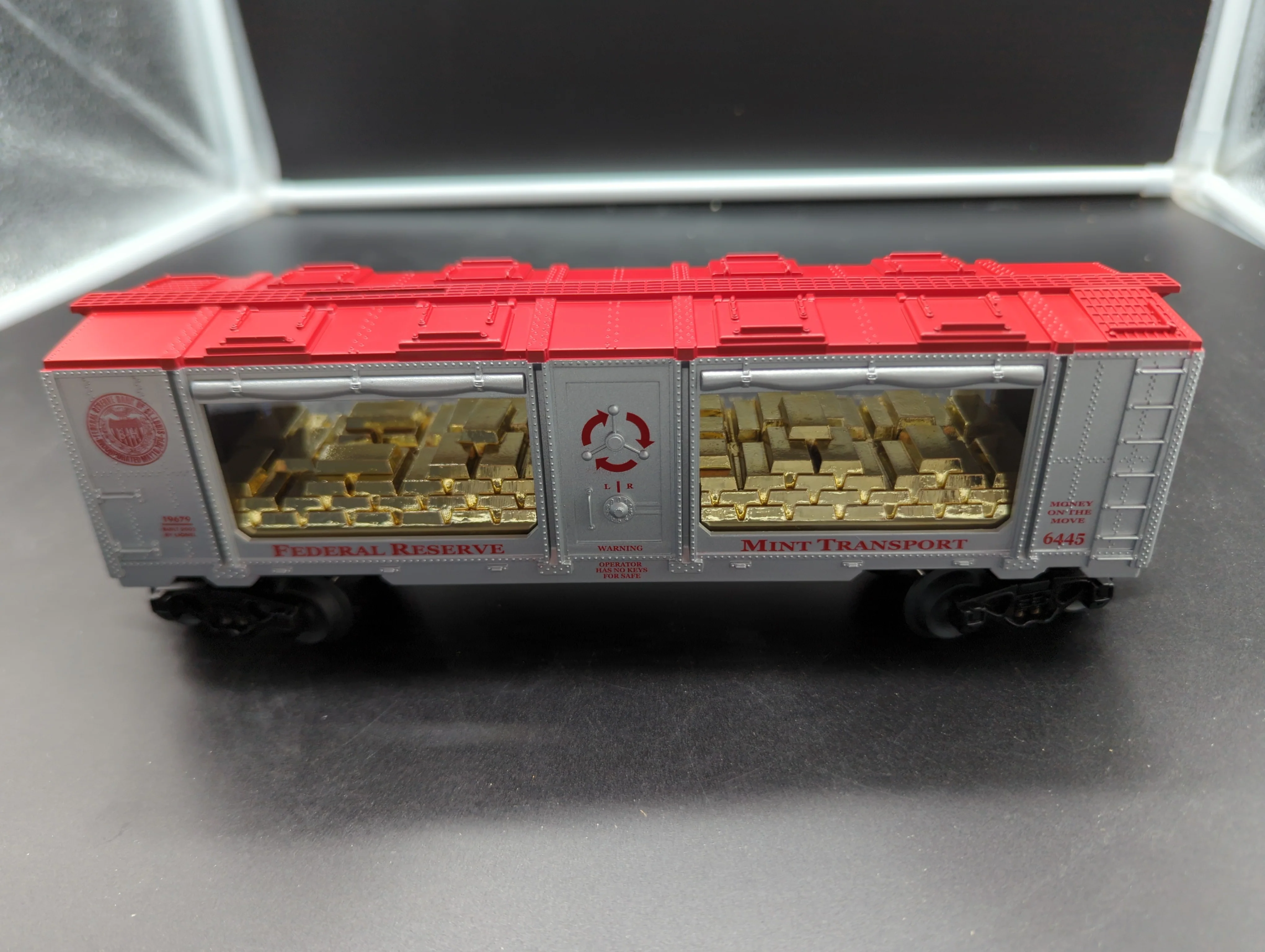 Lionel 6-19679 ST. LOUIS FEDERAL RESERVE MINT 6445 CAR O SCALE Like New - Image 2