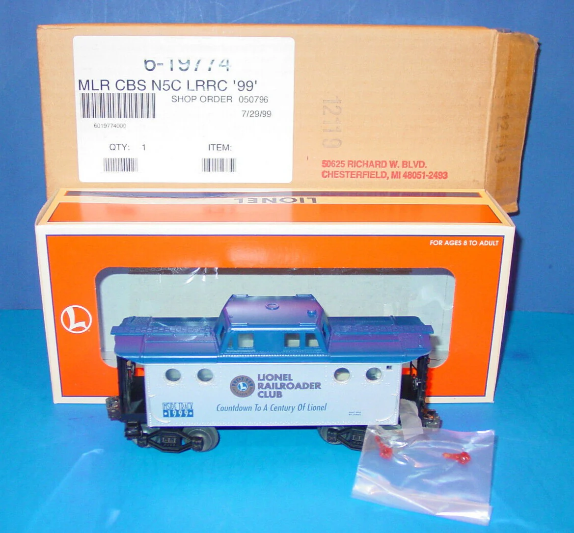 Lionel 6-19774 Porthole Caboose LRRC "99"