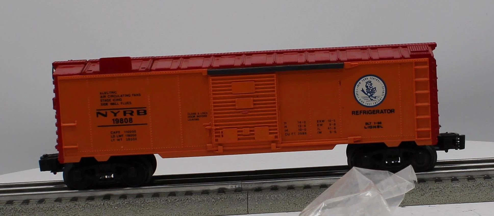 Lionel 6-19808 NEW YORK CENTRAL Ice Car O Scale Like New - Image 7