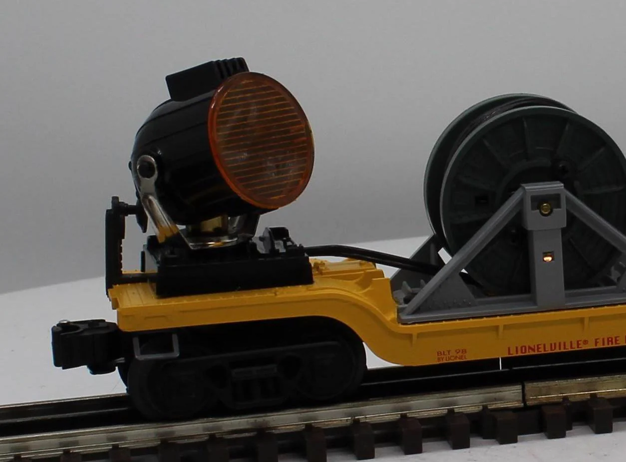 Lionel 6-19858 FIRE DEPT. Searchlight Car Lionelville O Scale Like New - Image 3