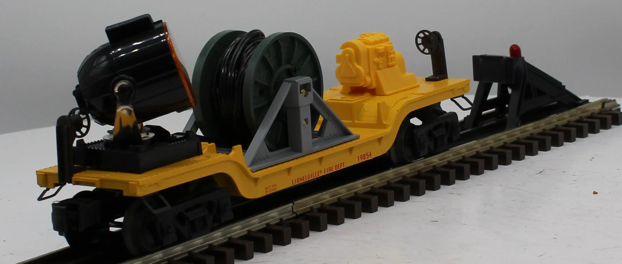 Lionel 6-19858 FIRE DEPT. Searchlight Car Lionelville O Scale Like New - Image 4