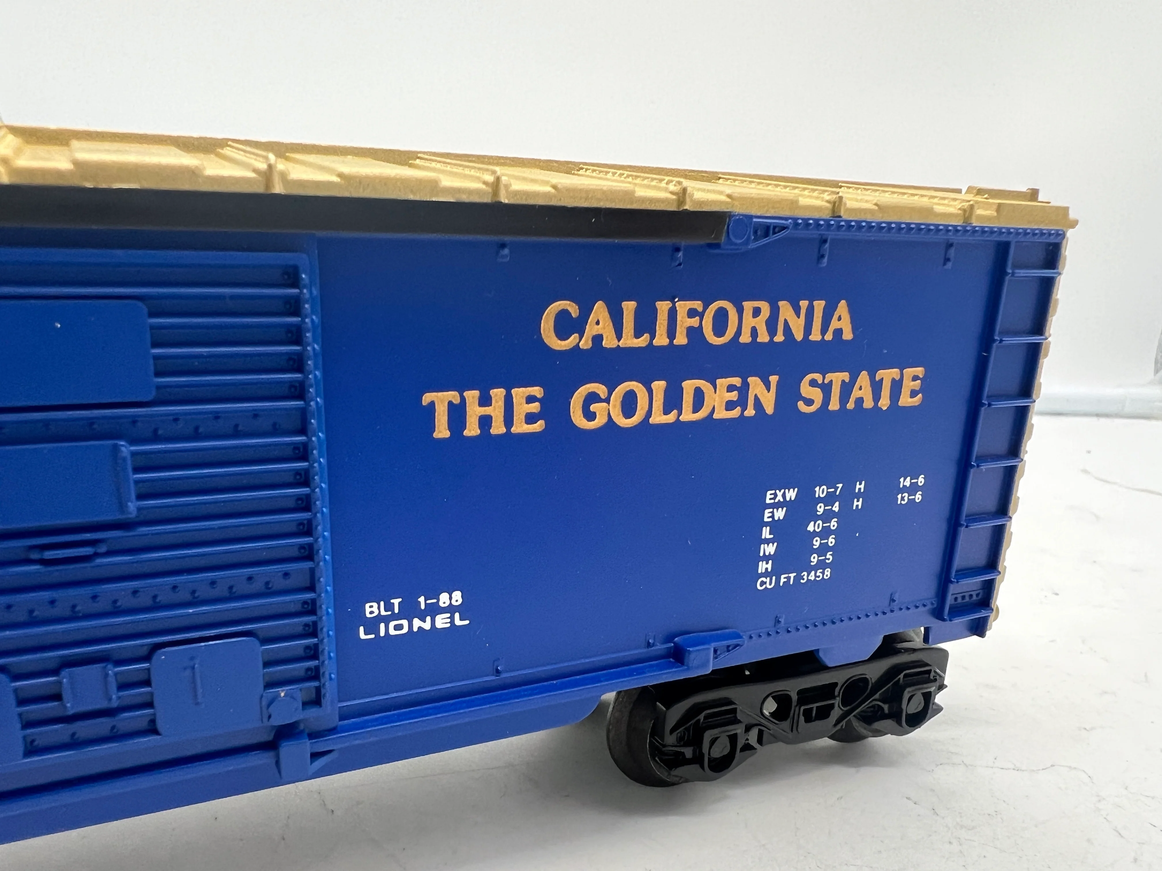 Lionel 6-19905 I love California boxcar O SCALE Like New - Image 2