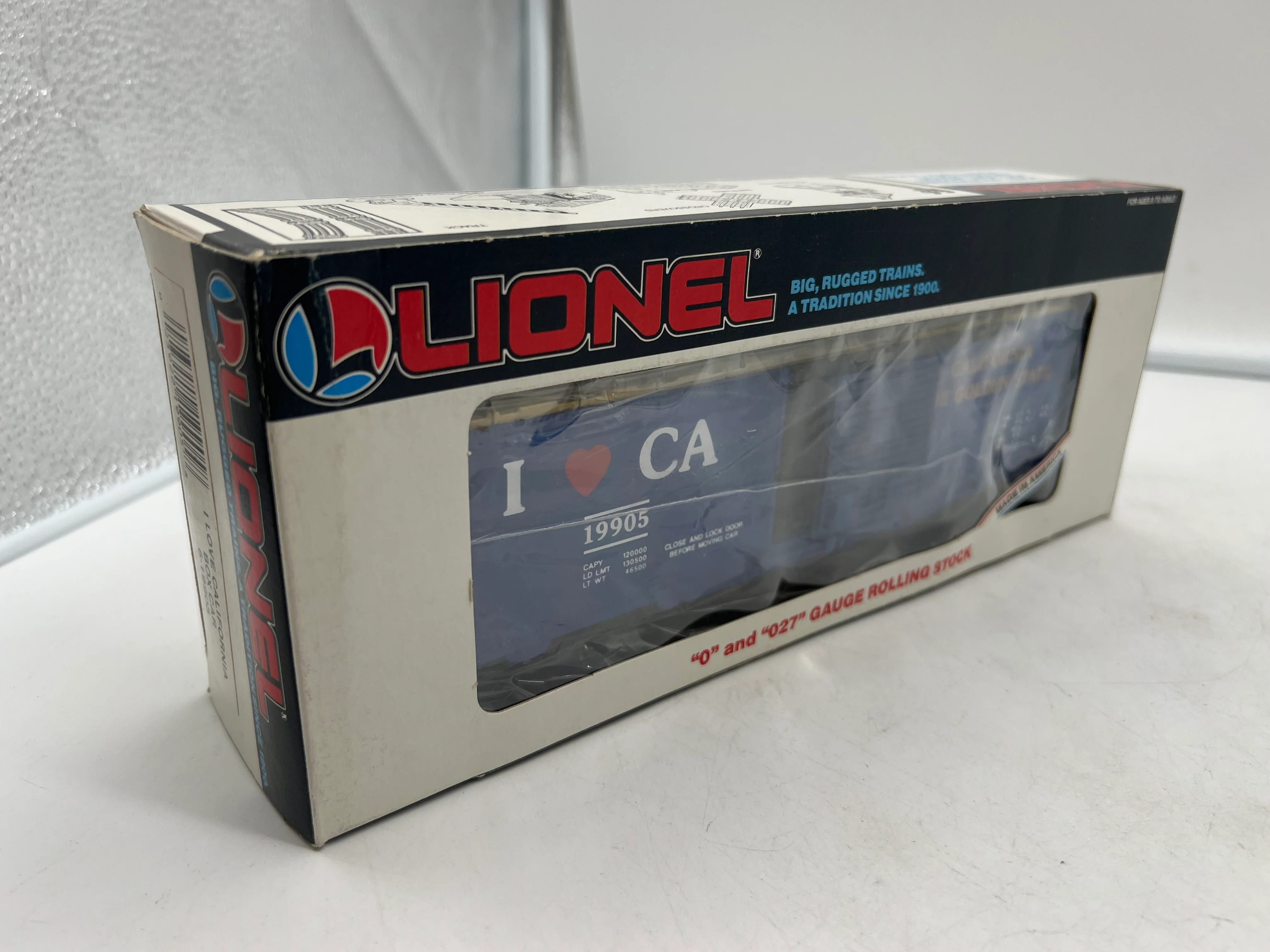 Lionel 6-19905 I love California boxcar O SCALE Like New - Image 8