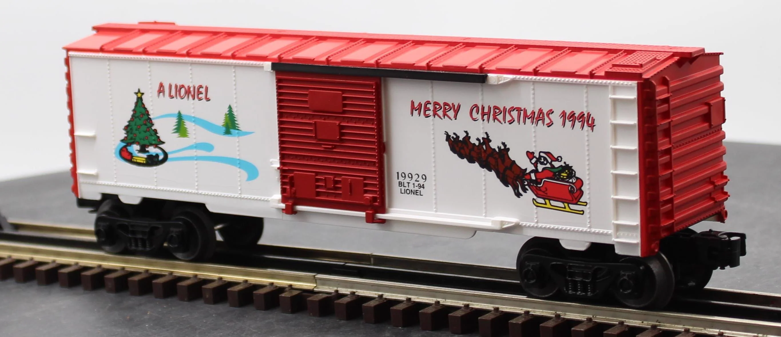 Lionel 6-19929 1994 Christmas Boxcar O SCALE Used - Image 3