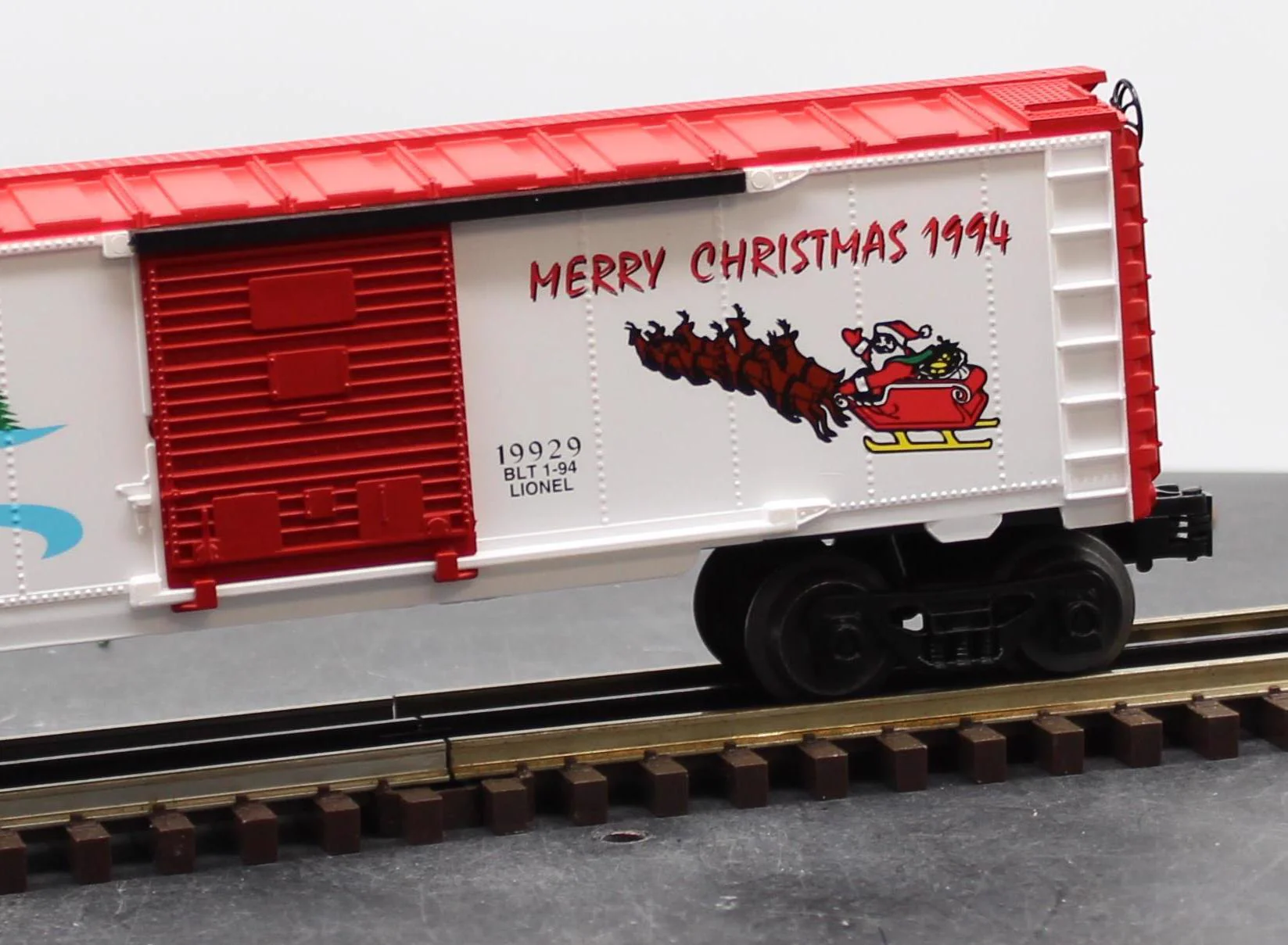 Lionel 6-19929 1994 Christmas Boxcar O SCALE Used - Image 6