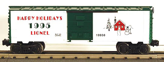 Lionel 6-19938 Christmas 1995 Boxcar O SCALE Like New - Image 2