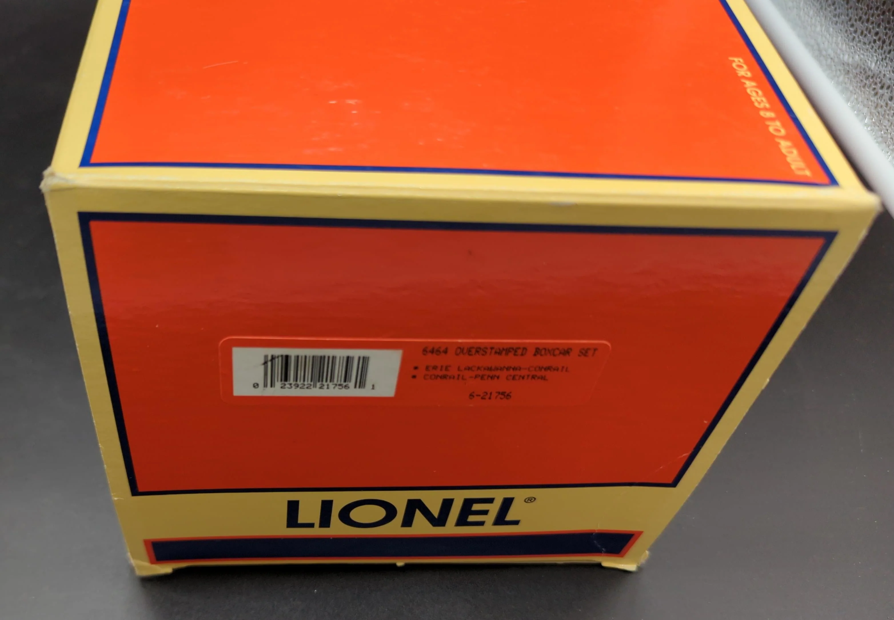 Lionel 6-21756 Conrail overstamped box car set Penn Central & Erie Lackawanna 6464-598 & 698 two car set O SCALE Like New - Image 10