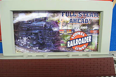 Lionel 6-24217 LRRC OPERATING BILLBOARD O SCALE NEW