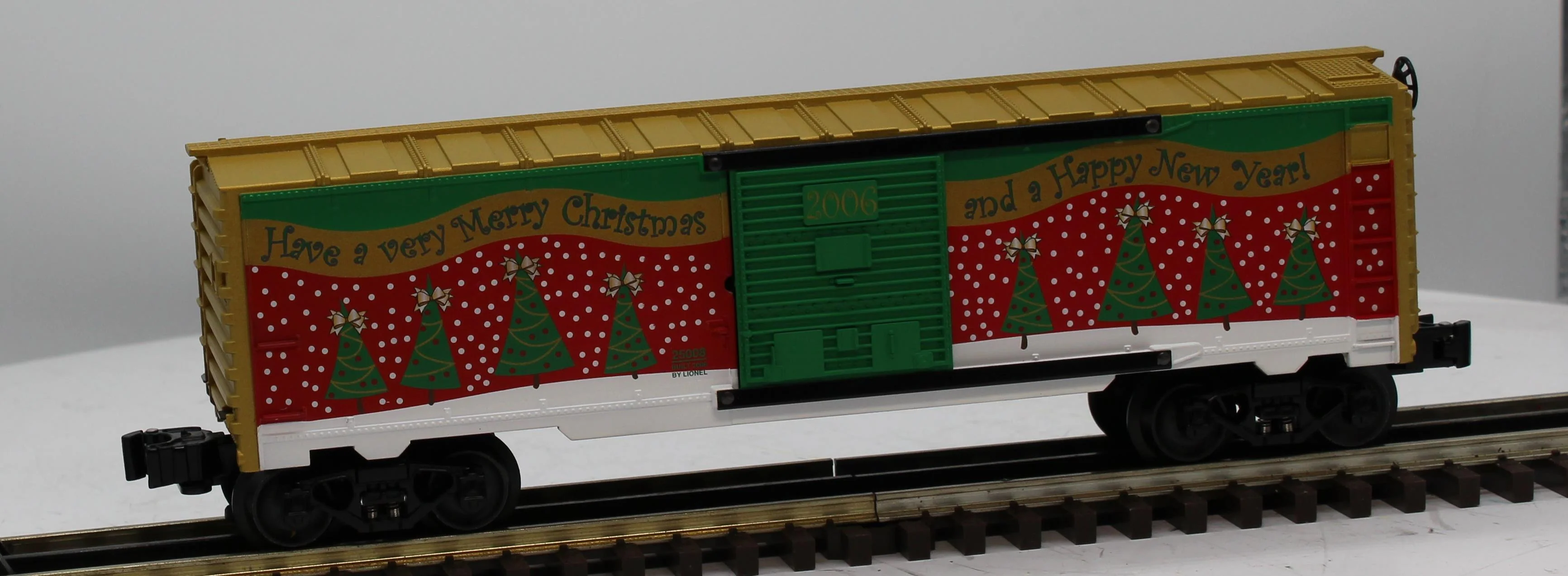 Lionel 6-25008 Holiday Boxcar O SCALE Like New