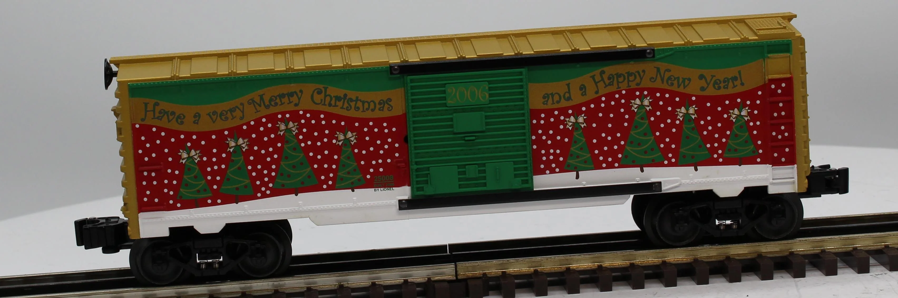 Lionel 6-25008 Holiday Boxcar O SCALE Like New - Image 6