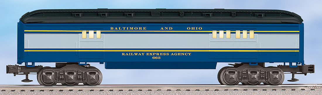 Lionel 6-25176 Baltimore & Ohio Baby Madison TrainSounds Baggage Car #665 O SCALE NEW - Image 7