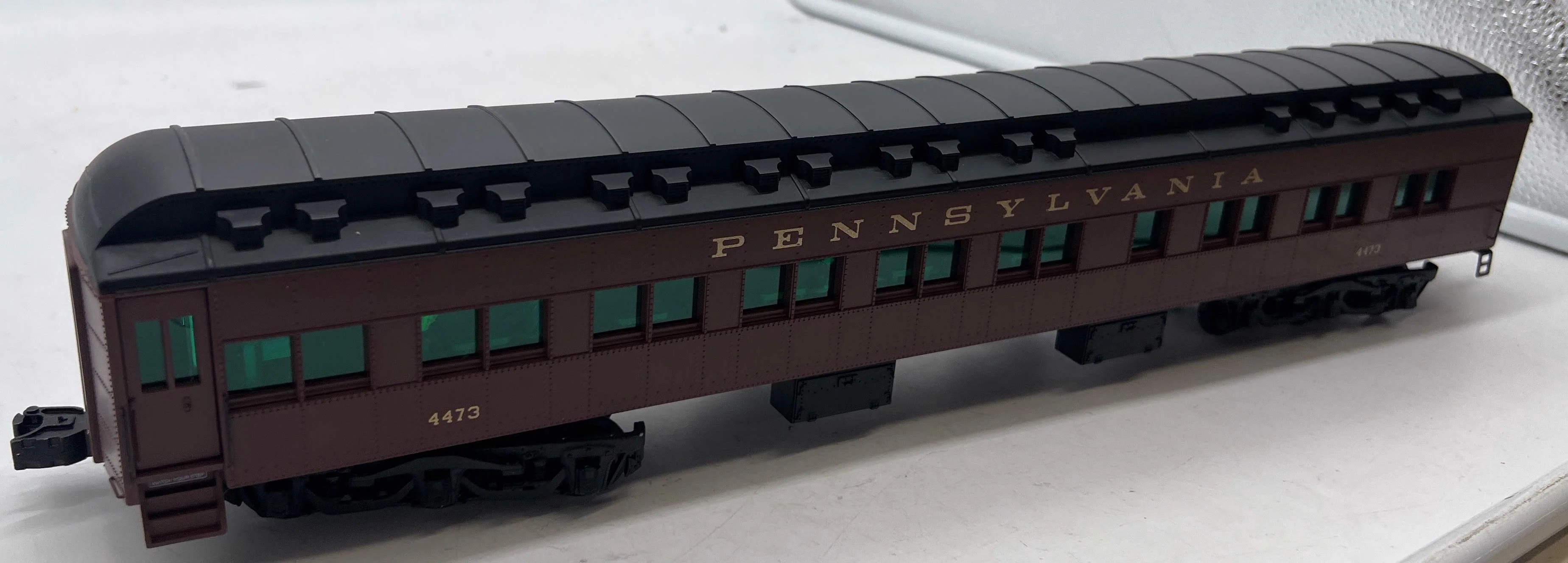 Lionel 6-25639 Pennsylvania PRR "Red Arrow" Heavyweight Diner O SCALE Used Excellent wrong Box as is no diaphragms