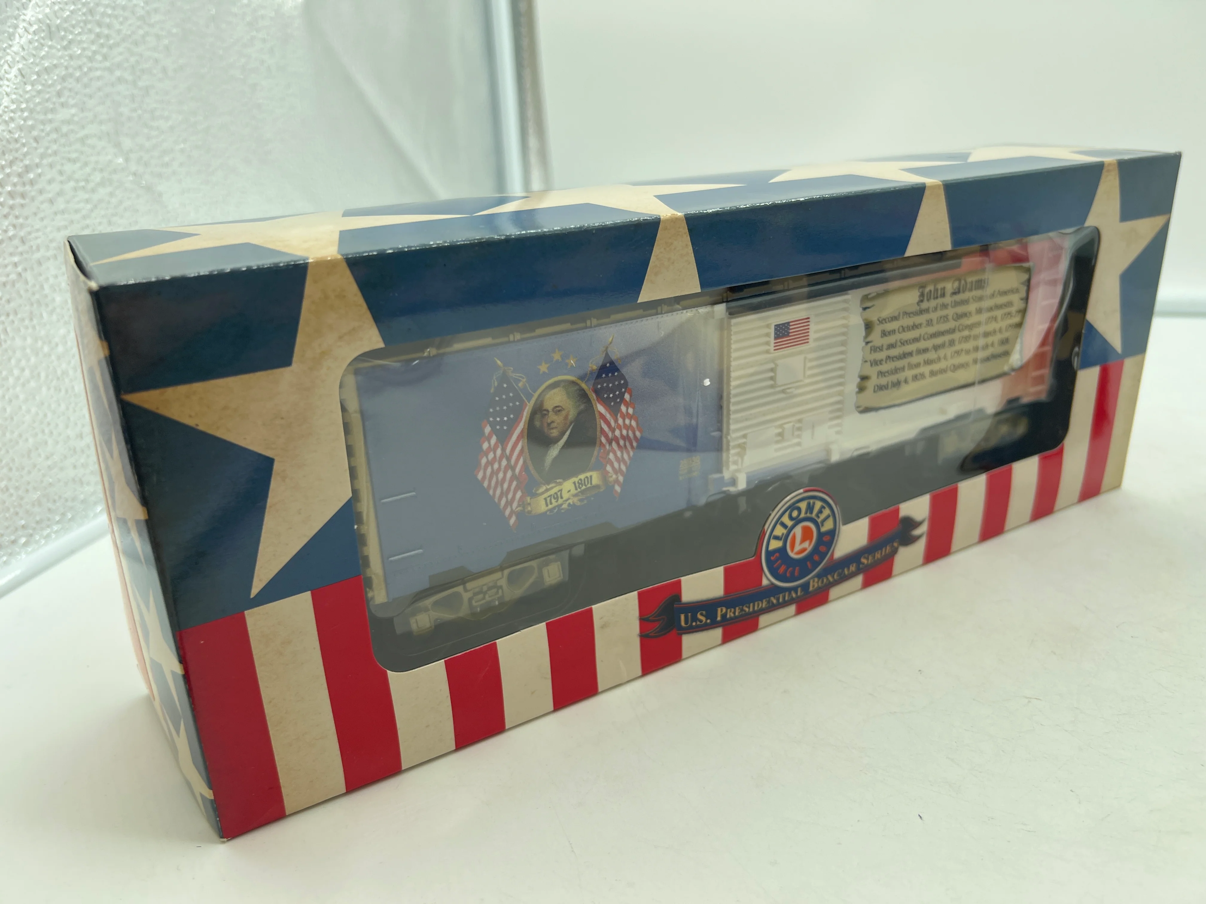Lionel 6-25930 JOHN ADAMS BOXCAR AB O SCALE NEW - Image 11