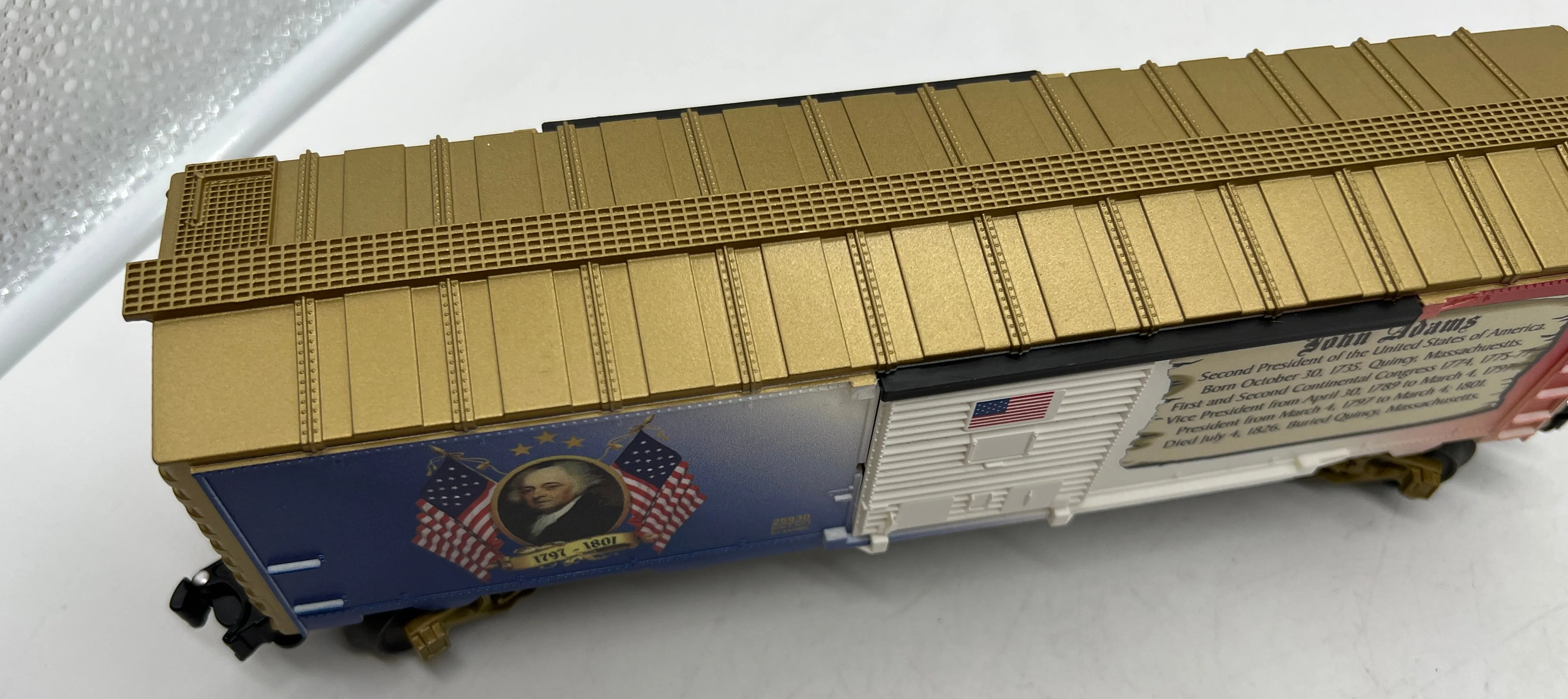 Lionel 6-25930 JOHN ADAMS BOXCAR AB O SCALE NEW - Image 5