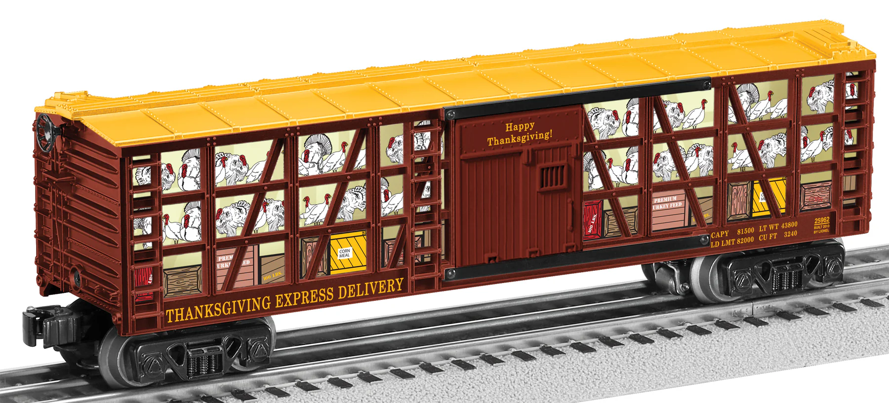 Lionel 6-25962 THANKSGIVING POULTRY CAR non operating  O SCALE NEW