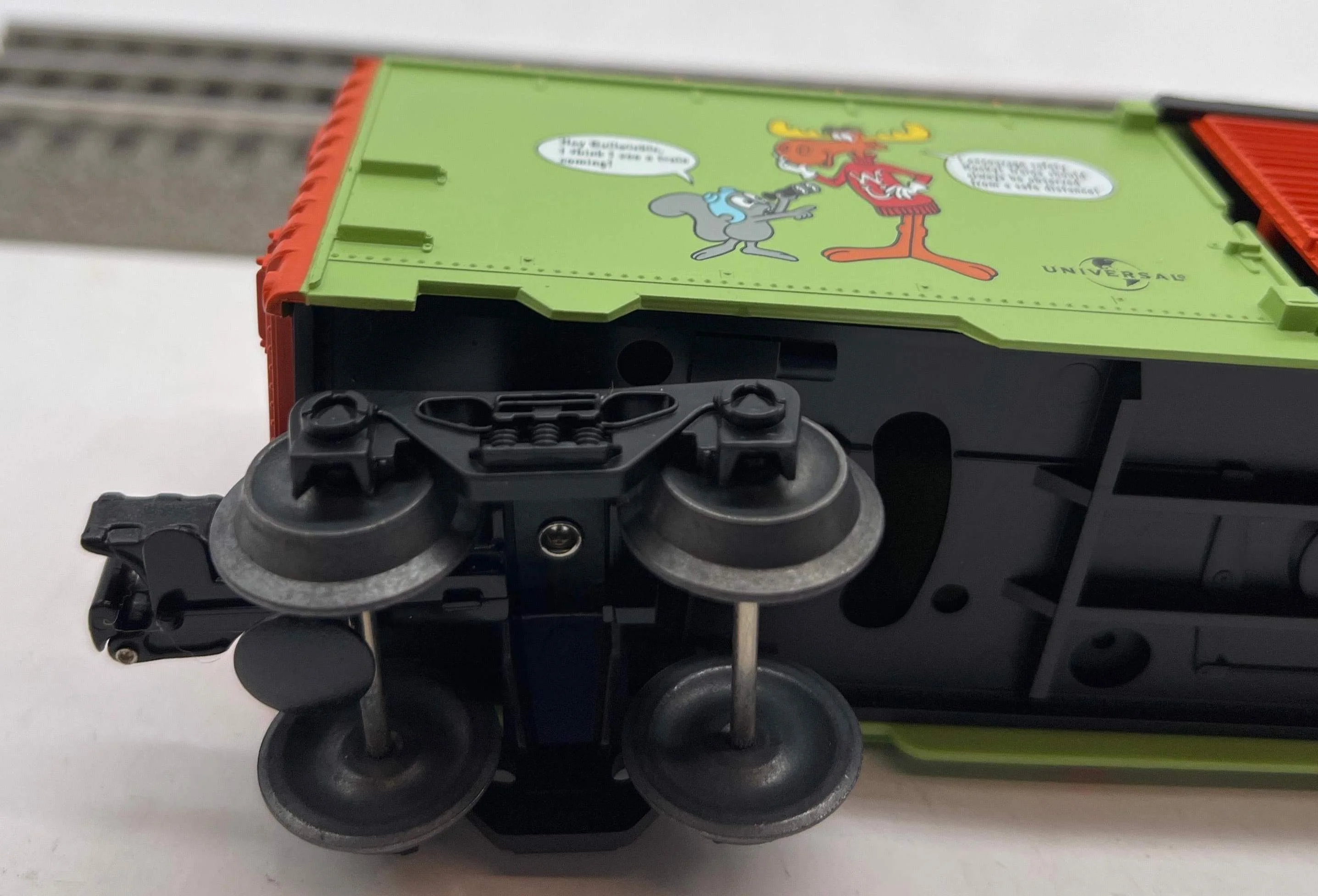 Lionel 6-26205 Rocky & Bullwinkle Boxcar O SCALE Like New - Image 2