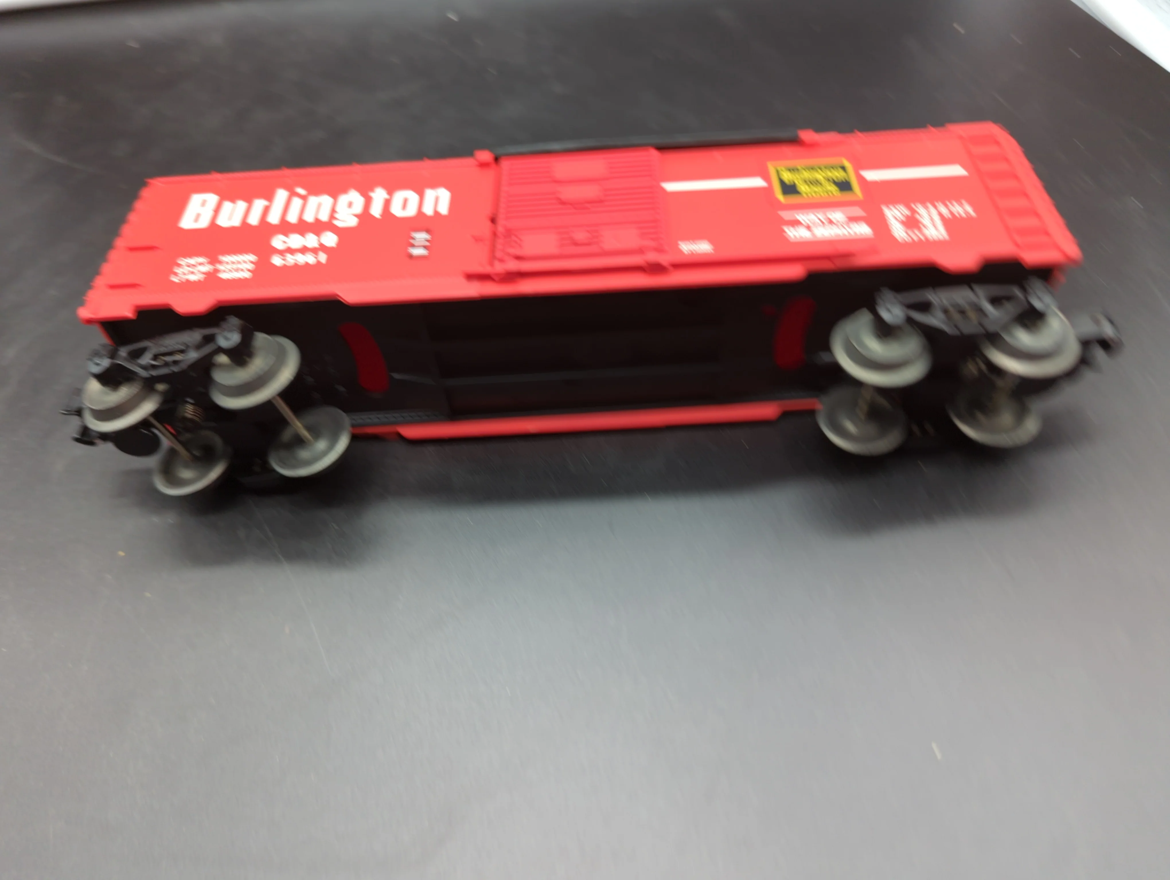 Lionel 6-26293 Burlington boxcar CB&Q 63961  # 293 O SCALE Like New - Image 4