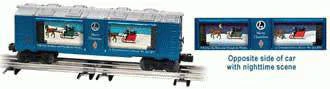 Lionel 6-26752 Christmas Aquarium Car Winter Wonderland "to grandmother's house we go" O SCALE Like New