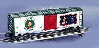 Lionel 6-26790 Christmas Lighted Boxcar O SCALE Like New