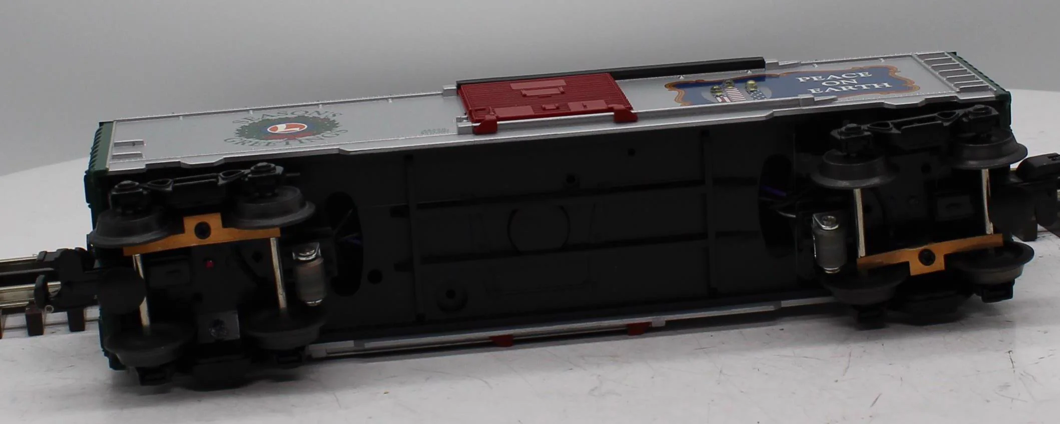Lionel 6-26790 Christmas Lighted Boxcar O SCALE Like New - Image 8