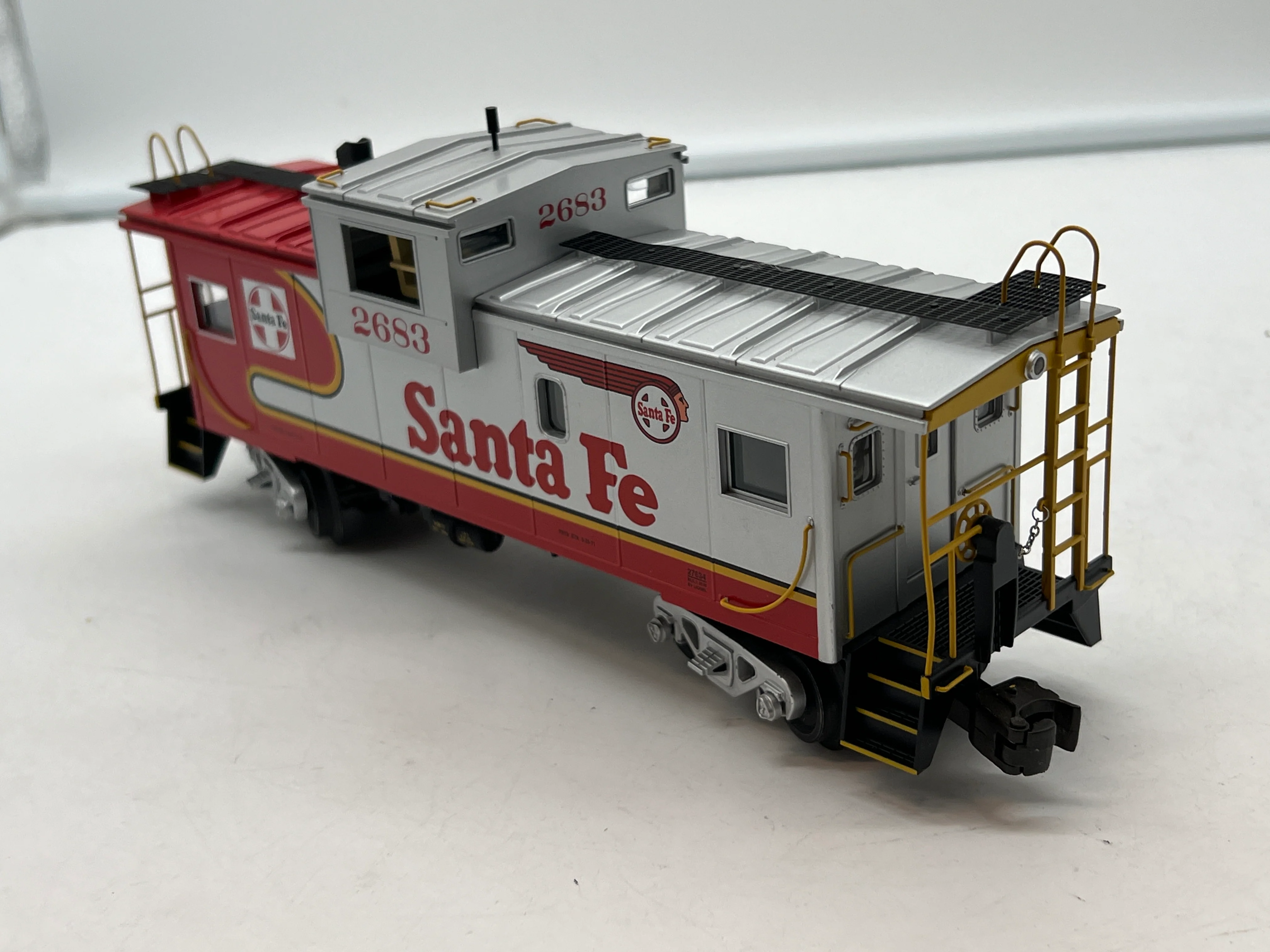 Lionel 6-27634 SANTA FE WARBONNET EXTENDED VISION CABOOSE O SCALE Used Excellent AS IS - Image 8