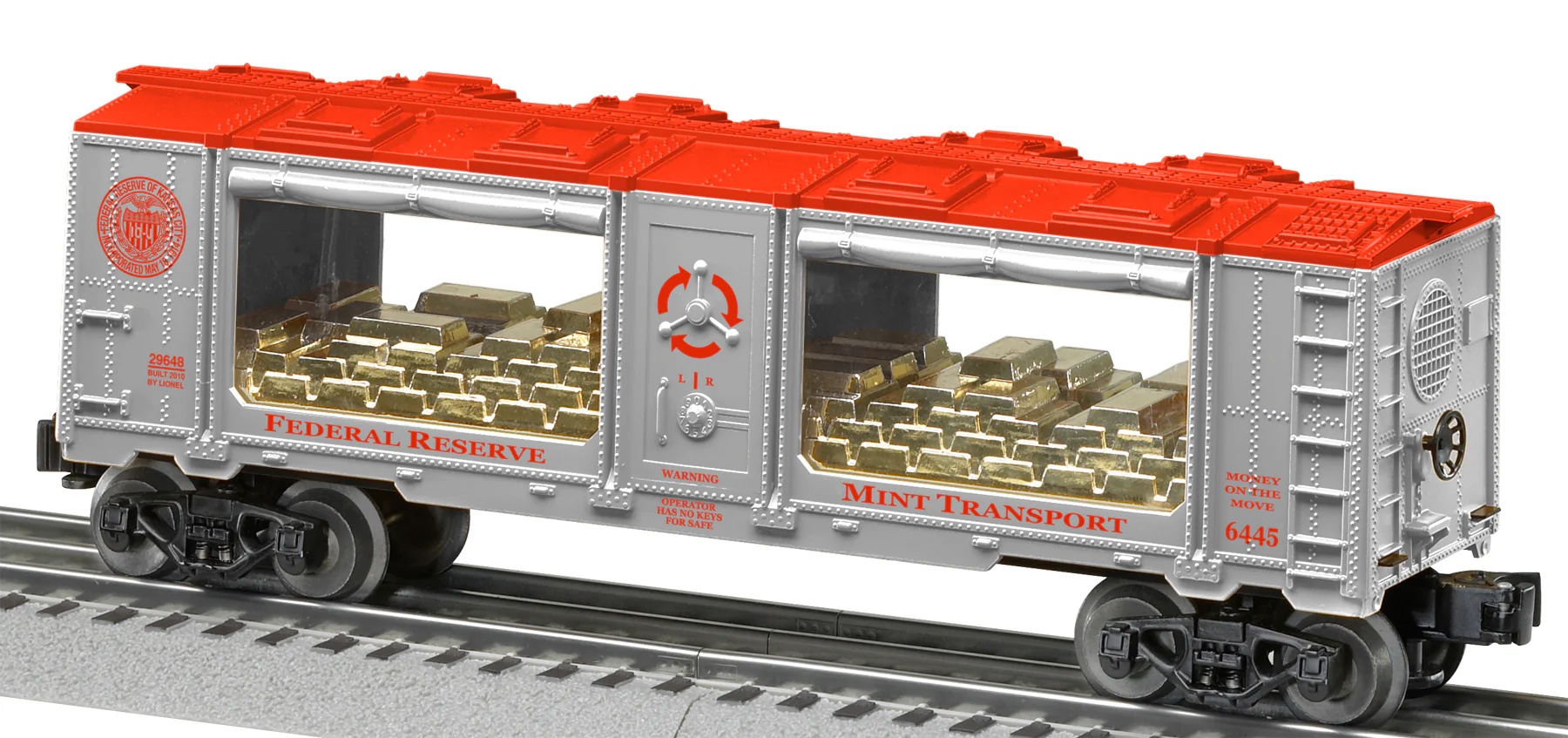 Lionel 6-29648 Kansas City Federal Reserve Mint Car O SCALE NEW