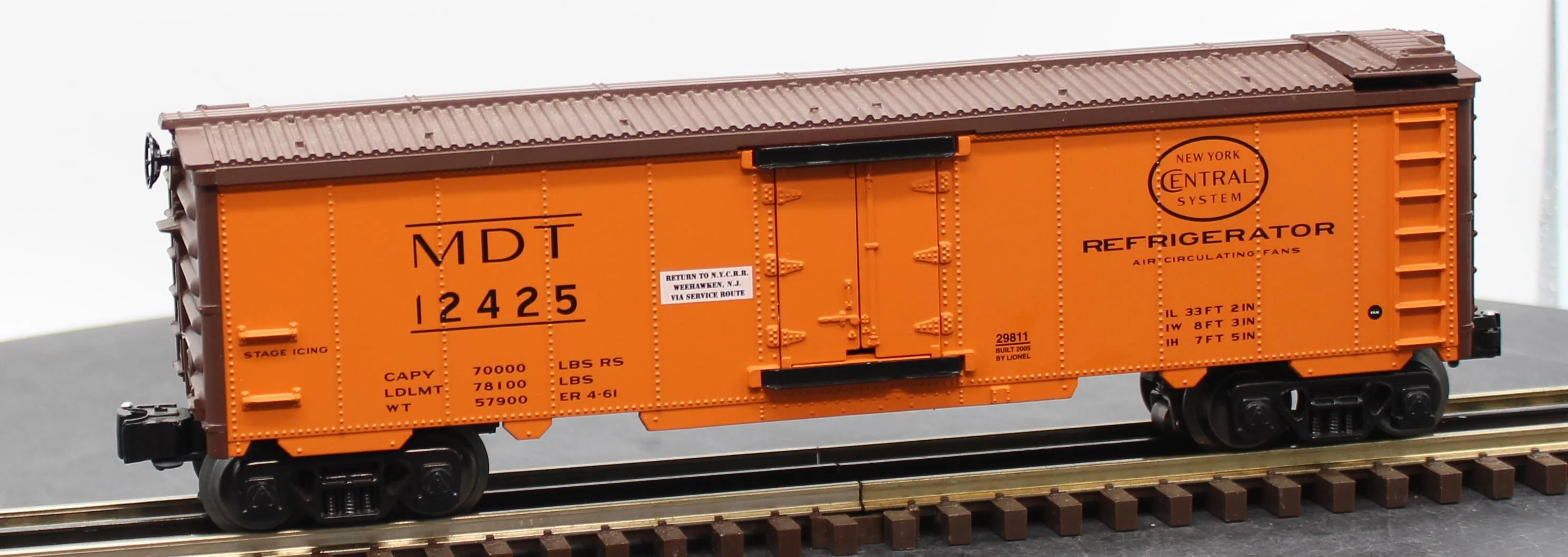 Lionel 6-29811 Merchants Despatch Transit Hot Box Reefer O SCALE Like New - Image 5
