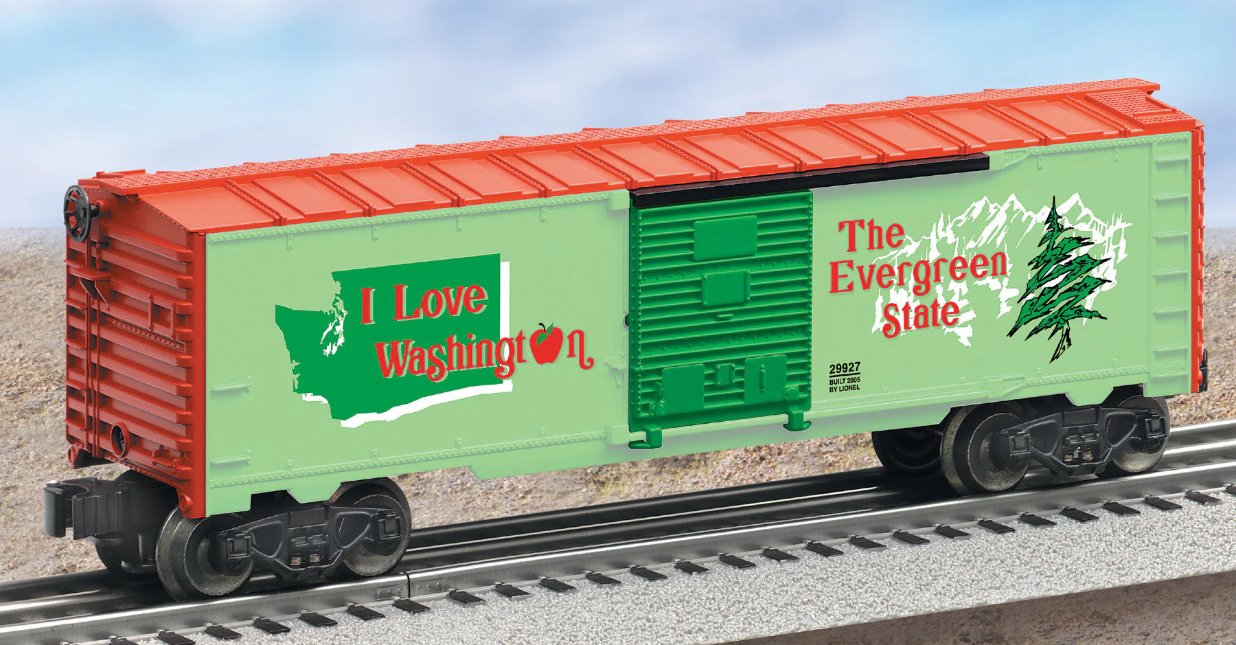 Lionel 6-29927 I Love Washington Boxcar O SCALE Like New - Image 8