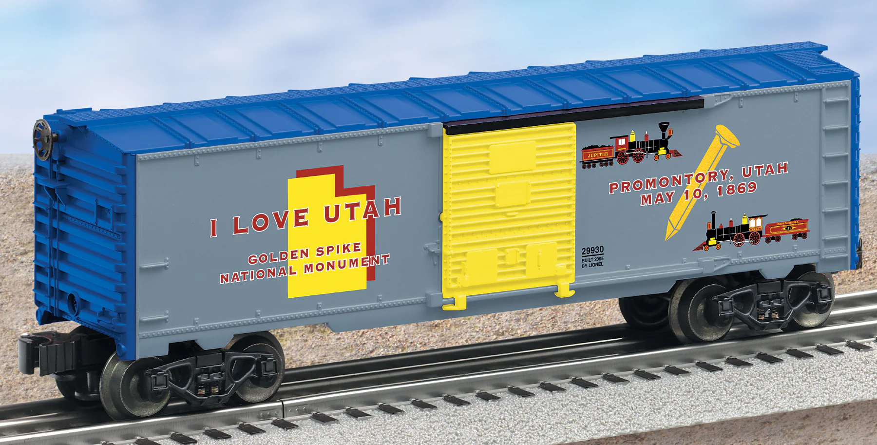 Lionel 6-29930 I LOVE UTAH BOXCAR O SCALE NEW