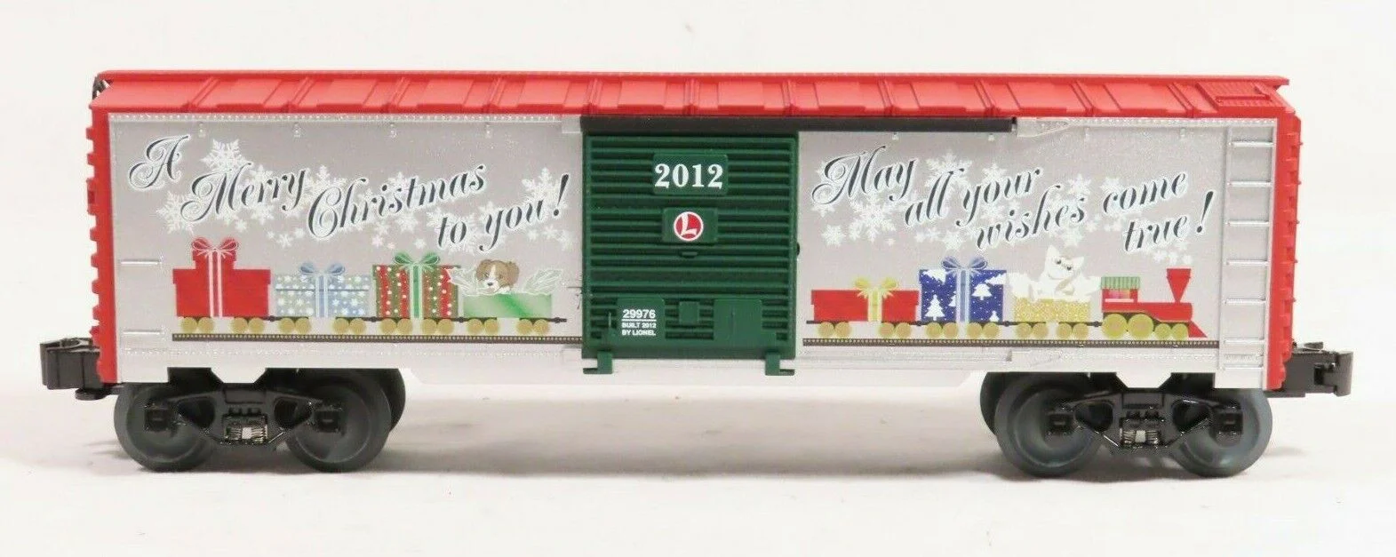 Lionel 6-29976 2012 O GAUGE CHRISTMAS BOXCAR (MADE IN USA) O SCALE NEW