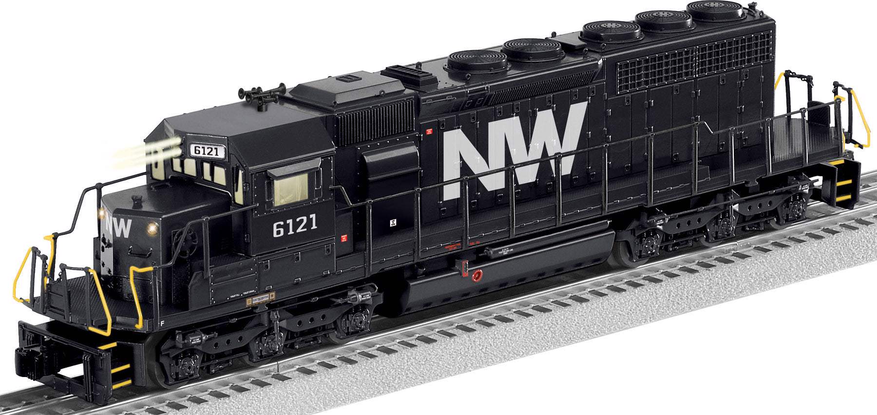Lionel 6-34776 Norfolk & Western N&W LEGACY Scale SD40-2 Diesel #6121 O SCALE Used Excellent - Image 8