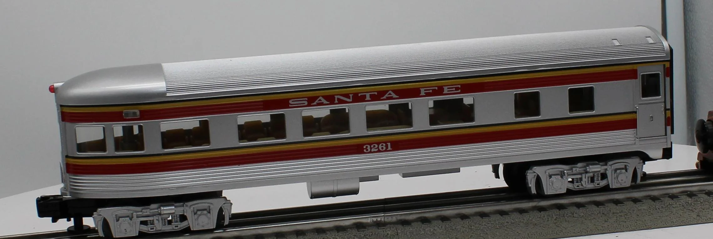 Lionel 6-35246 SANTA FE OBSERVATION CAR O SCALE Like New
