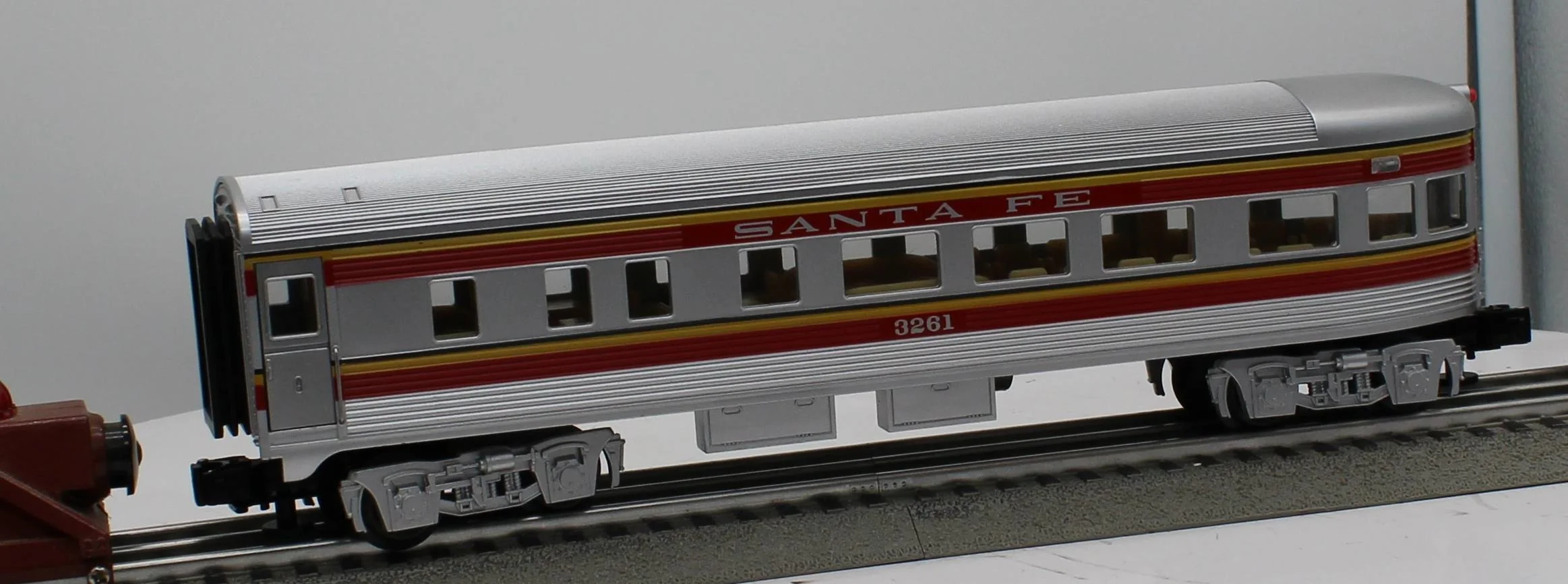 Lionel 6-35246 SANTA FE OBSERVATION CAR O SCALE Like New - Image 5