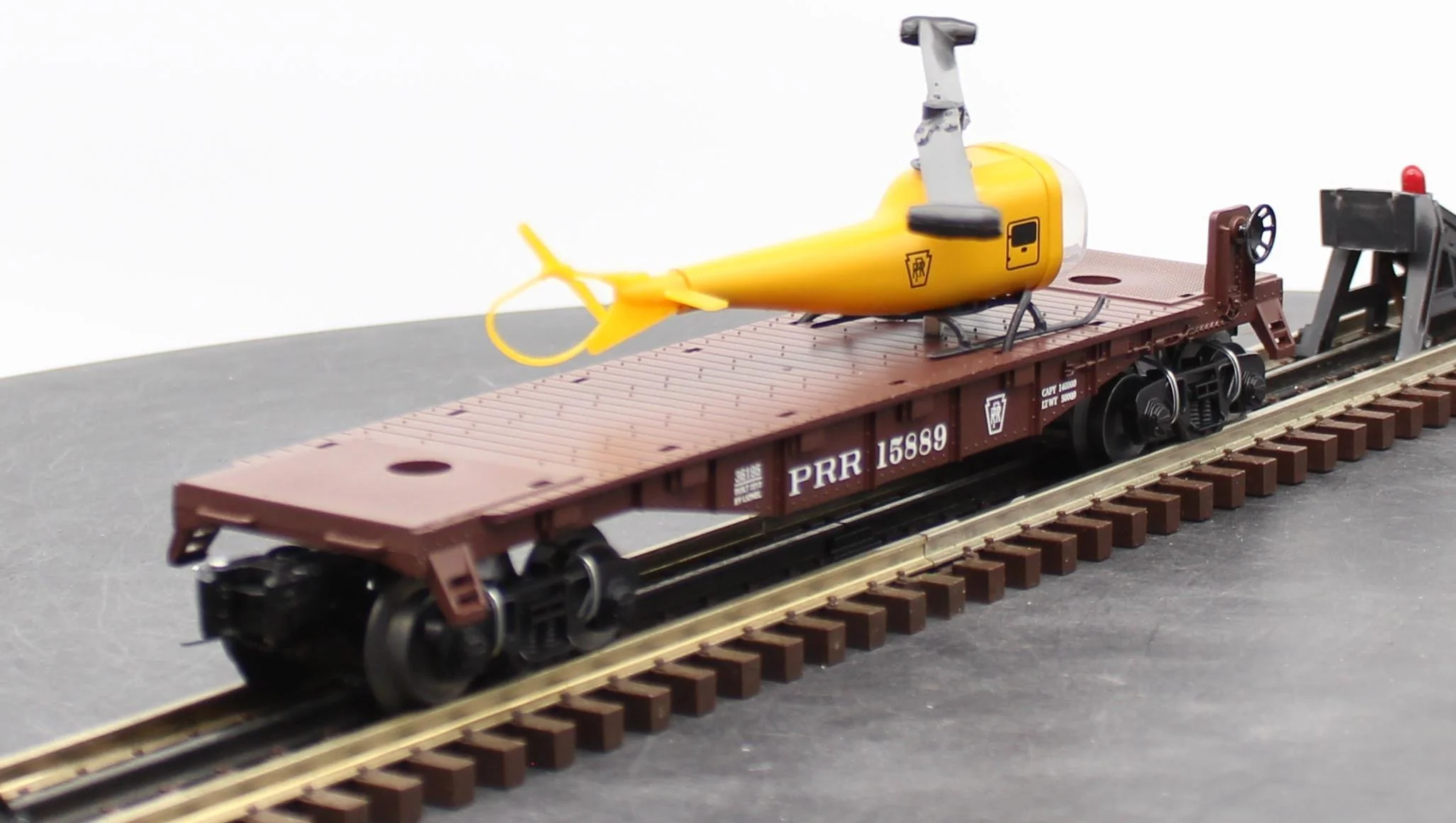 Lionel 6-36195 Pennsylvania Patrol Helicopter Flatcar O SCALE NEW - Image 5