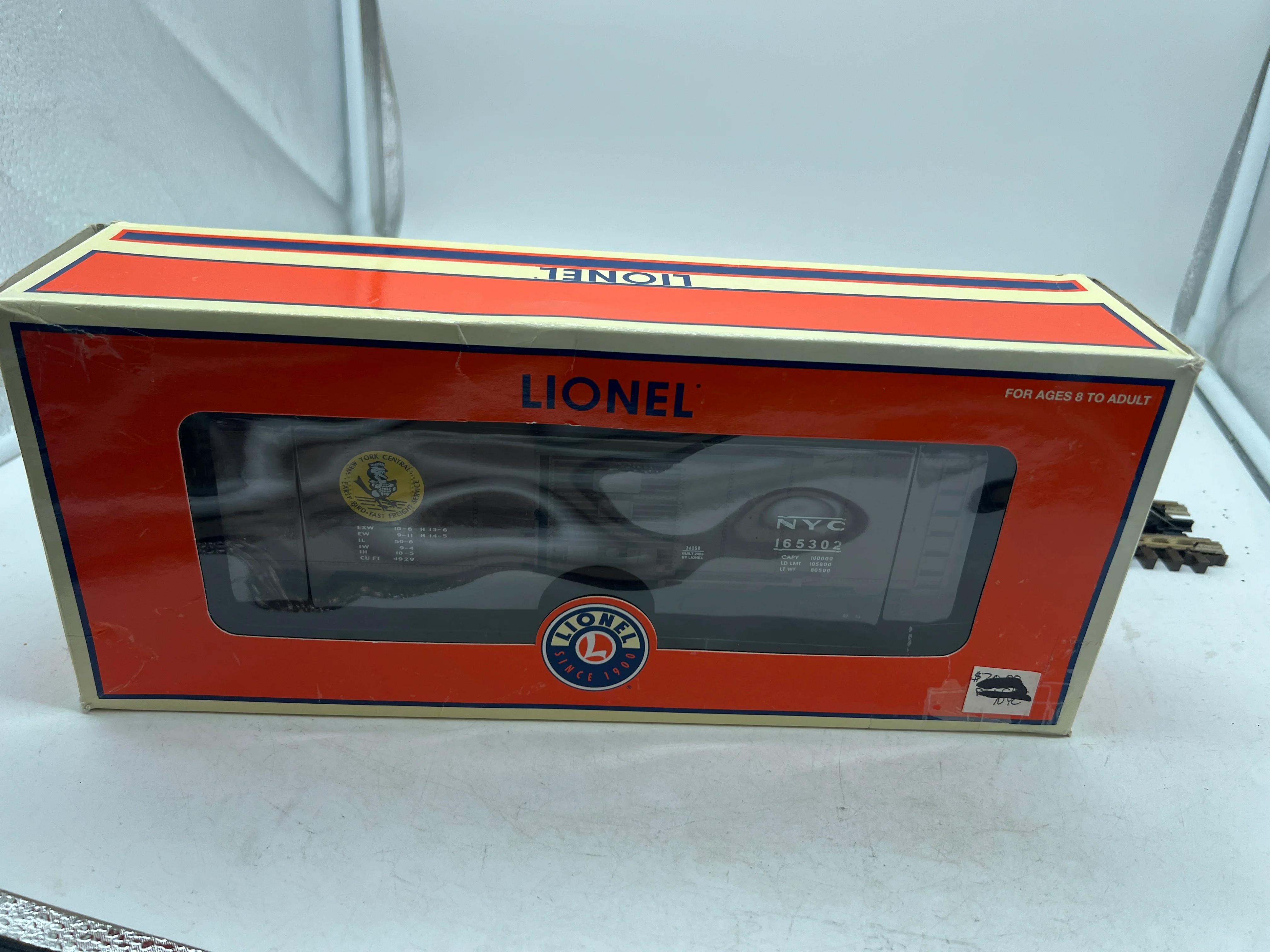 Lionel 6-36250  New York Central NYC box car O SCALE Like New - Image 3