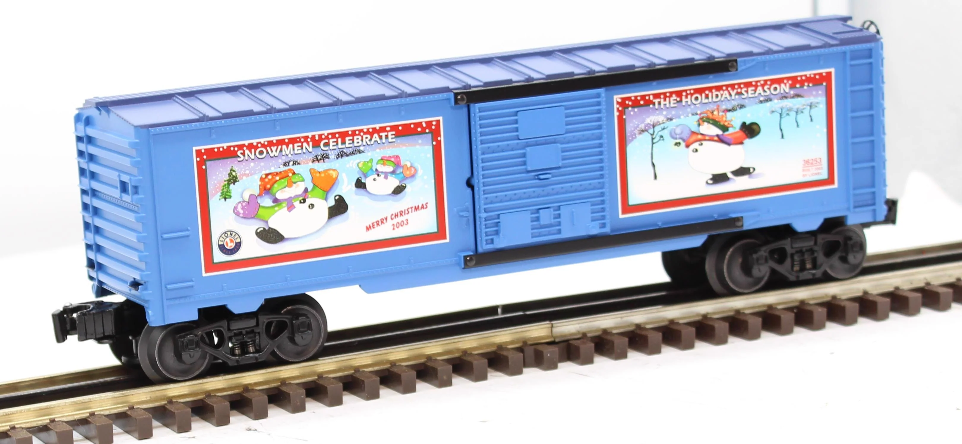 Lionel 6-36253 2003 Christmas Boxcar O SCALE Like New - Image 2