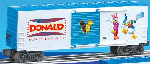 Lionel 6-36255 O SCALE DONALD DUCK HI-CUBE BOXCAR NEW