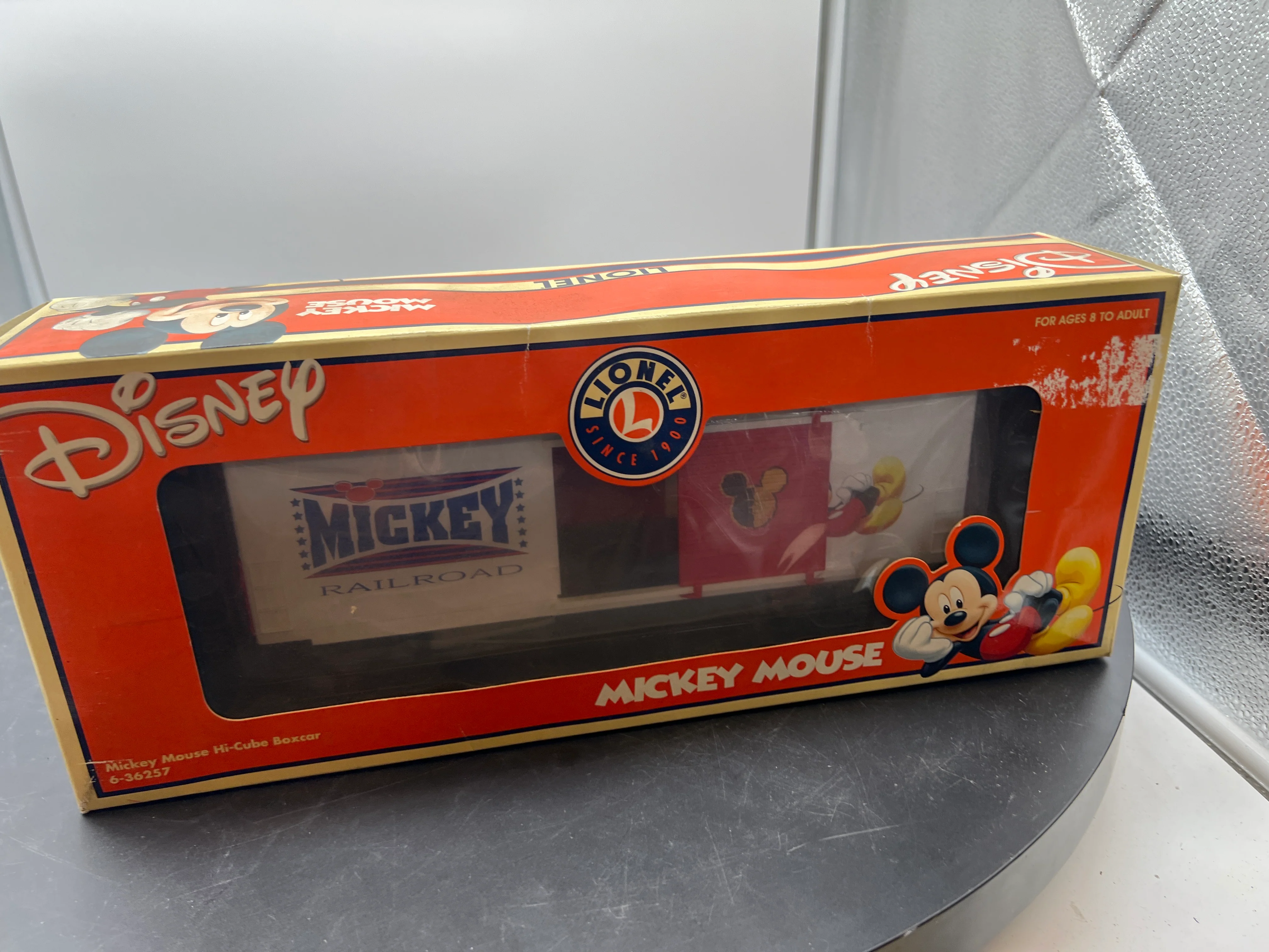 Lionel 6-36257 MICKEY HI-CUBE BOXCAR O SCALE NEW - Image 2