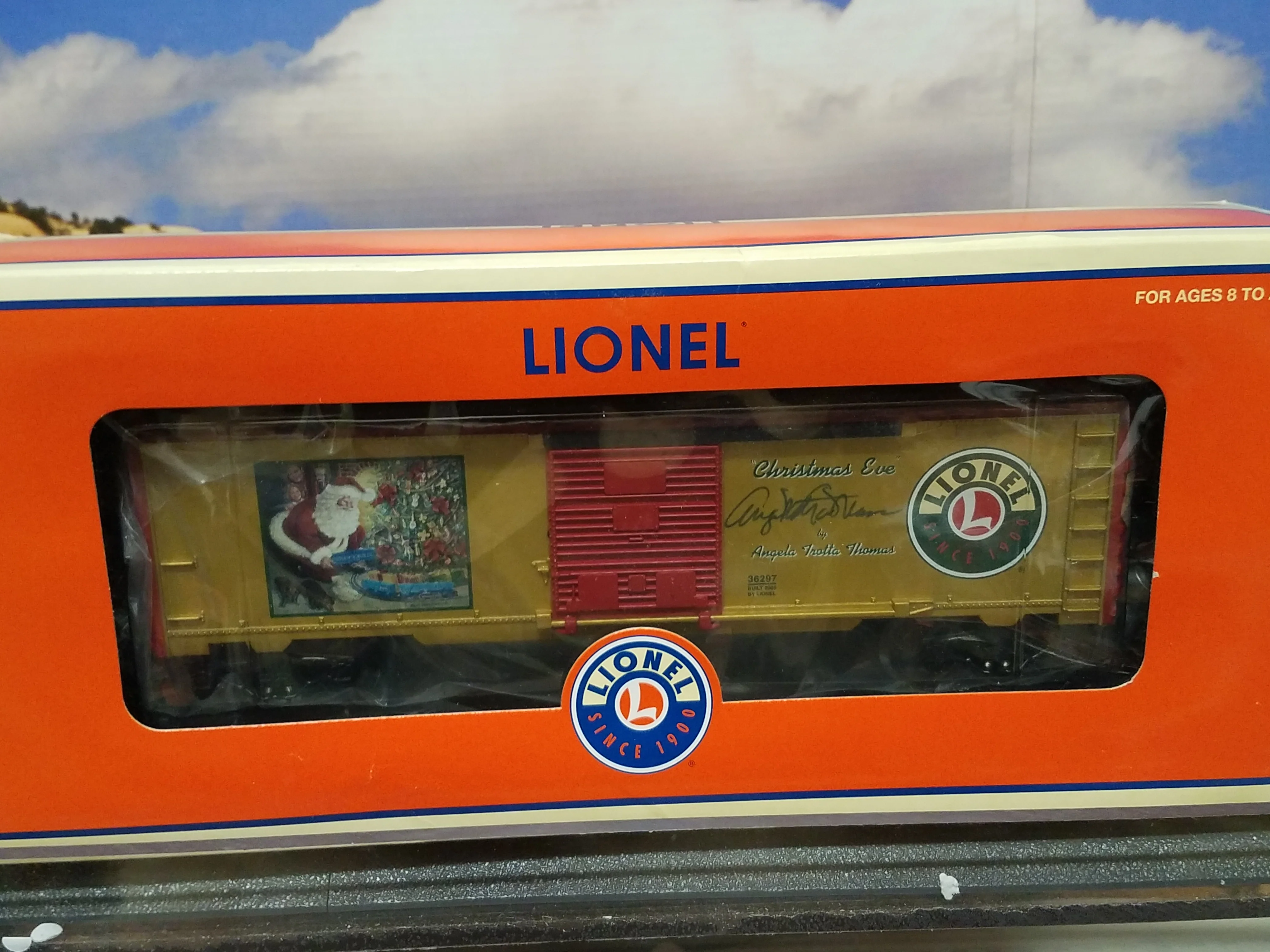 Lionel 6-36297 Angela Trotta Thomas "Christmas Eve" Boxcar AUTOGRAPHED - Image 3
