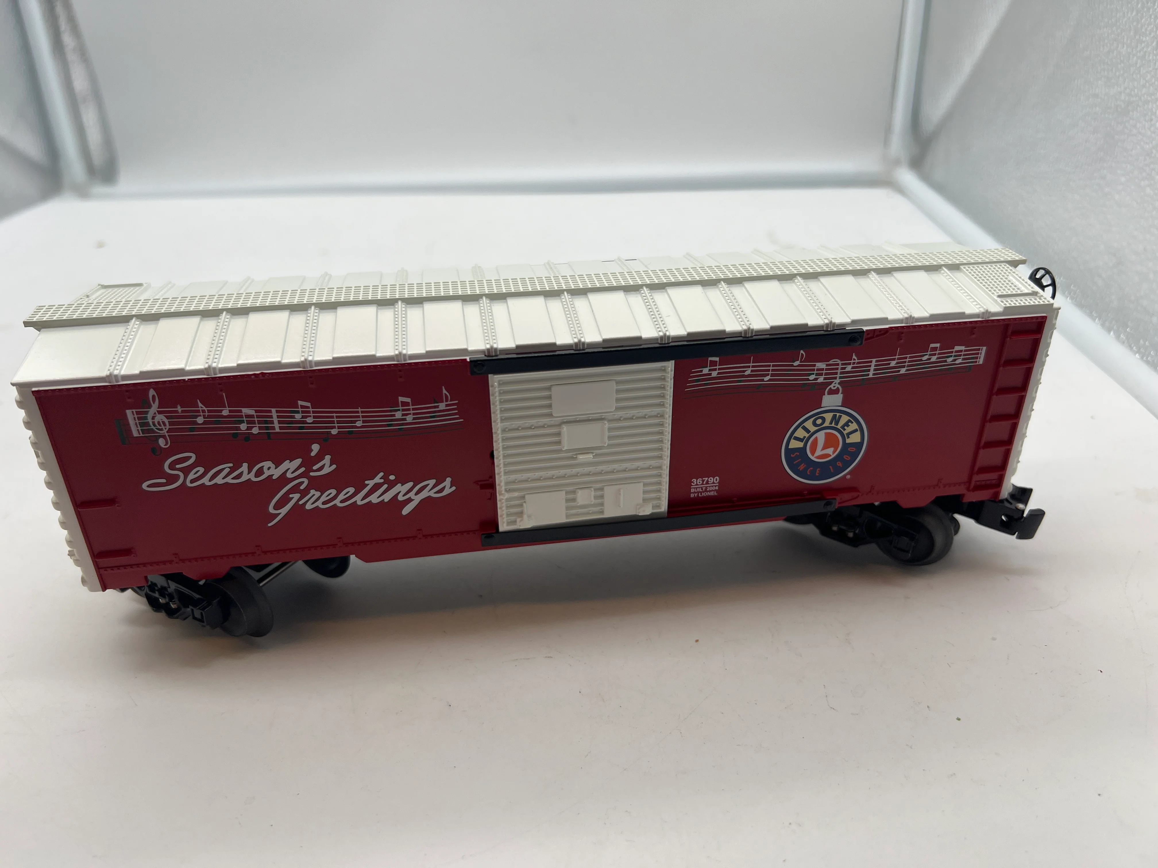 Lionel 6-36790 CHRISTMAS MUSIC BOXCAR O SCALE Like New - Image 2