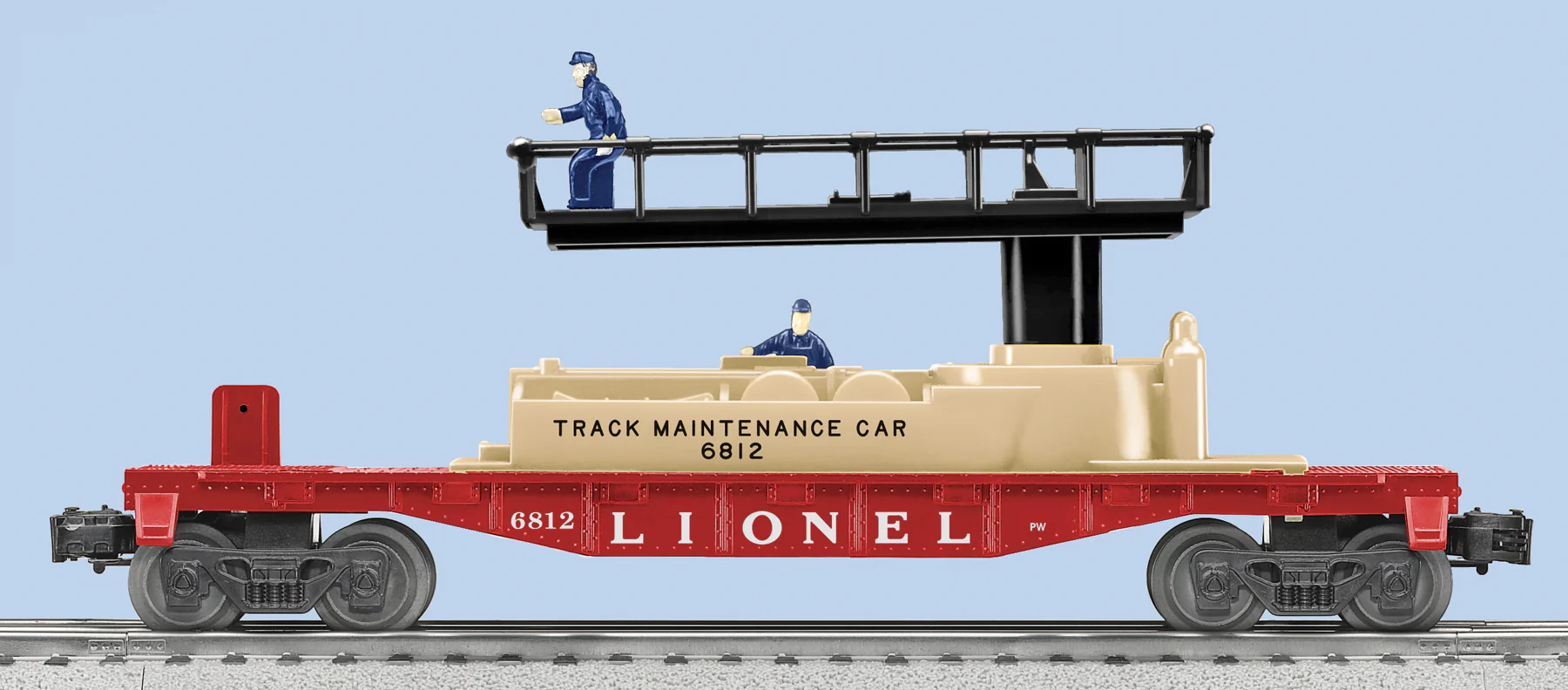 Lionel 6-36870 #6812 TRACK MAINTENANCE CAR O SCALE Like New