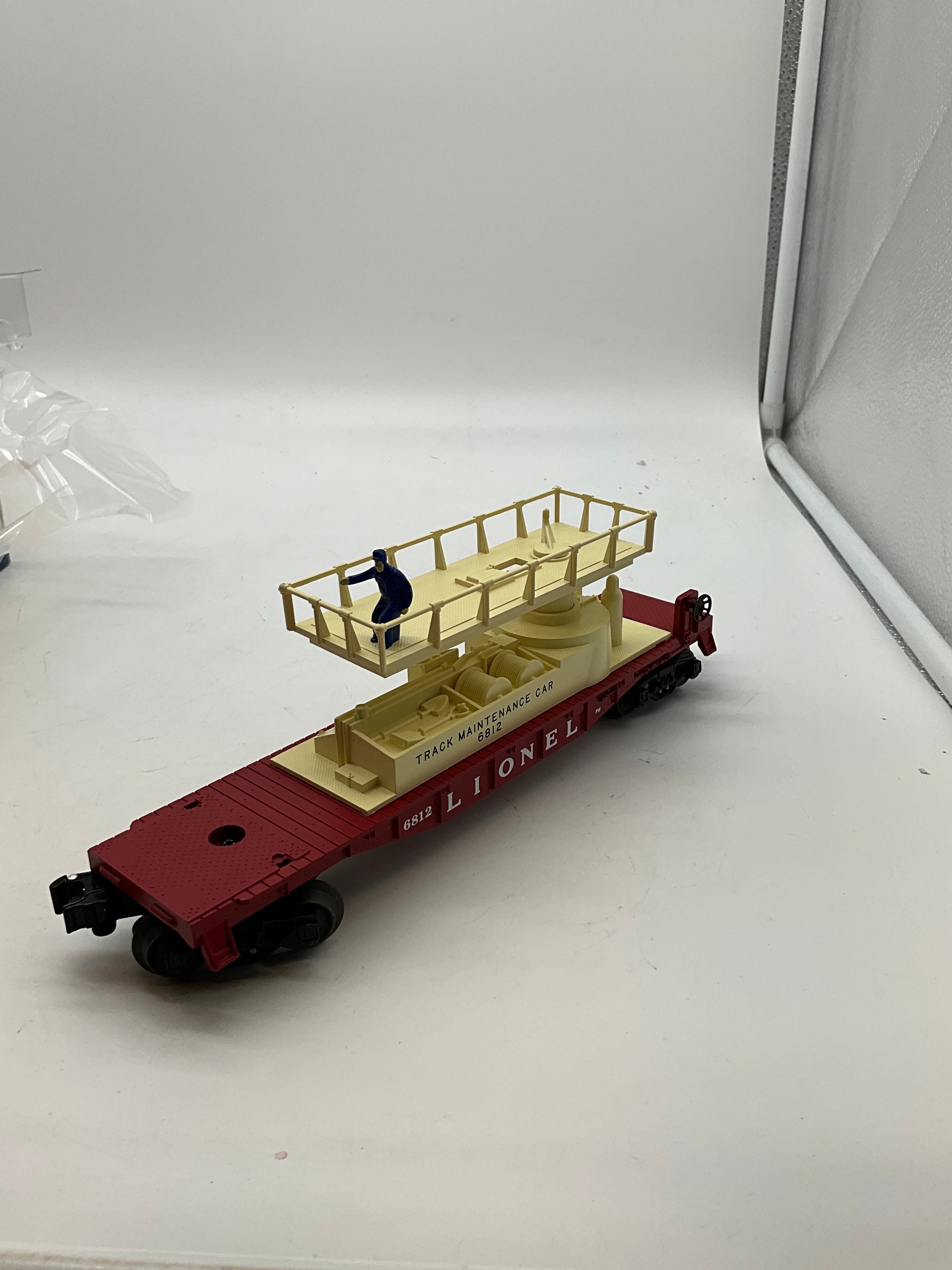 Lionel 6-36870 #6812 TRACK MAINTENANCE CAR O SCALE Like New - Image 2