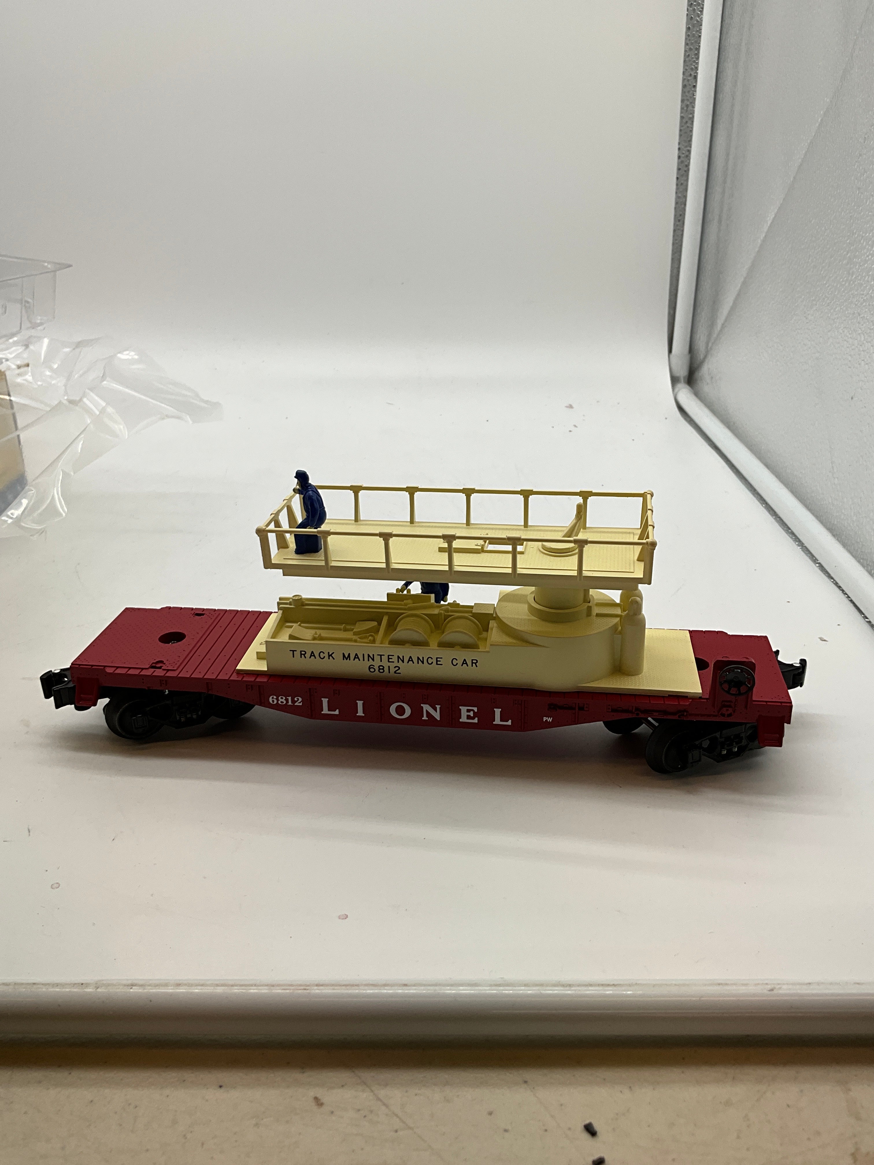 Lionel 6-36870 #6812 TRACK MAINTENANCE CAR O SCALE Like New - Image 3