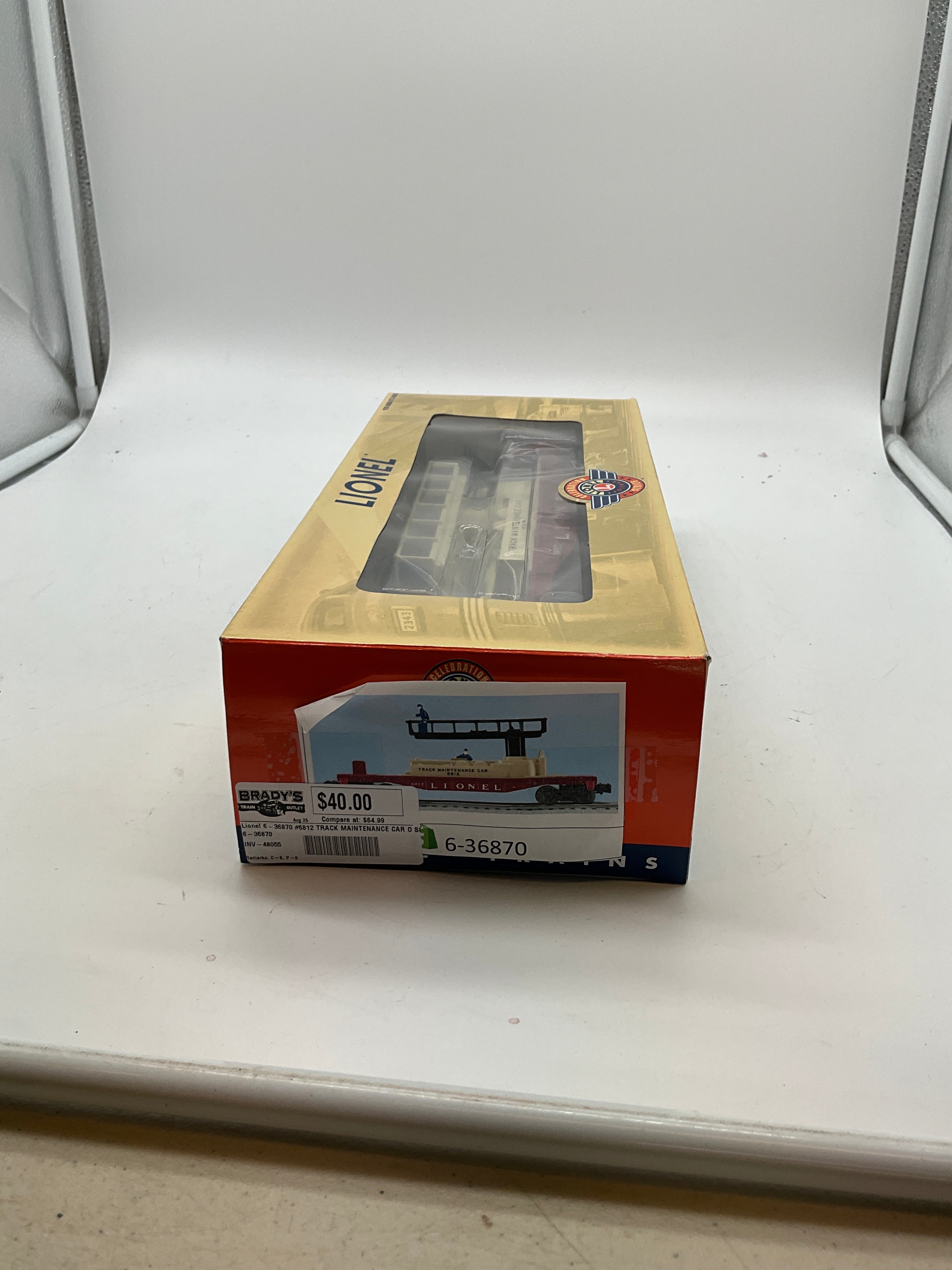 Lionel 6-36870 #6812 TRACK MAINTENANCE CAR O SCALE Like New - Image 6