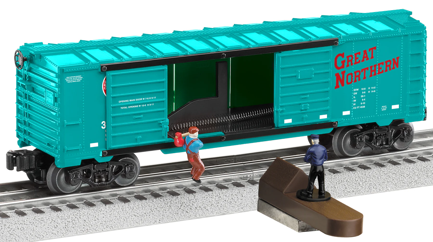 Lionel 6-37012 Great Northern GN Jumping Hobo Car