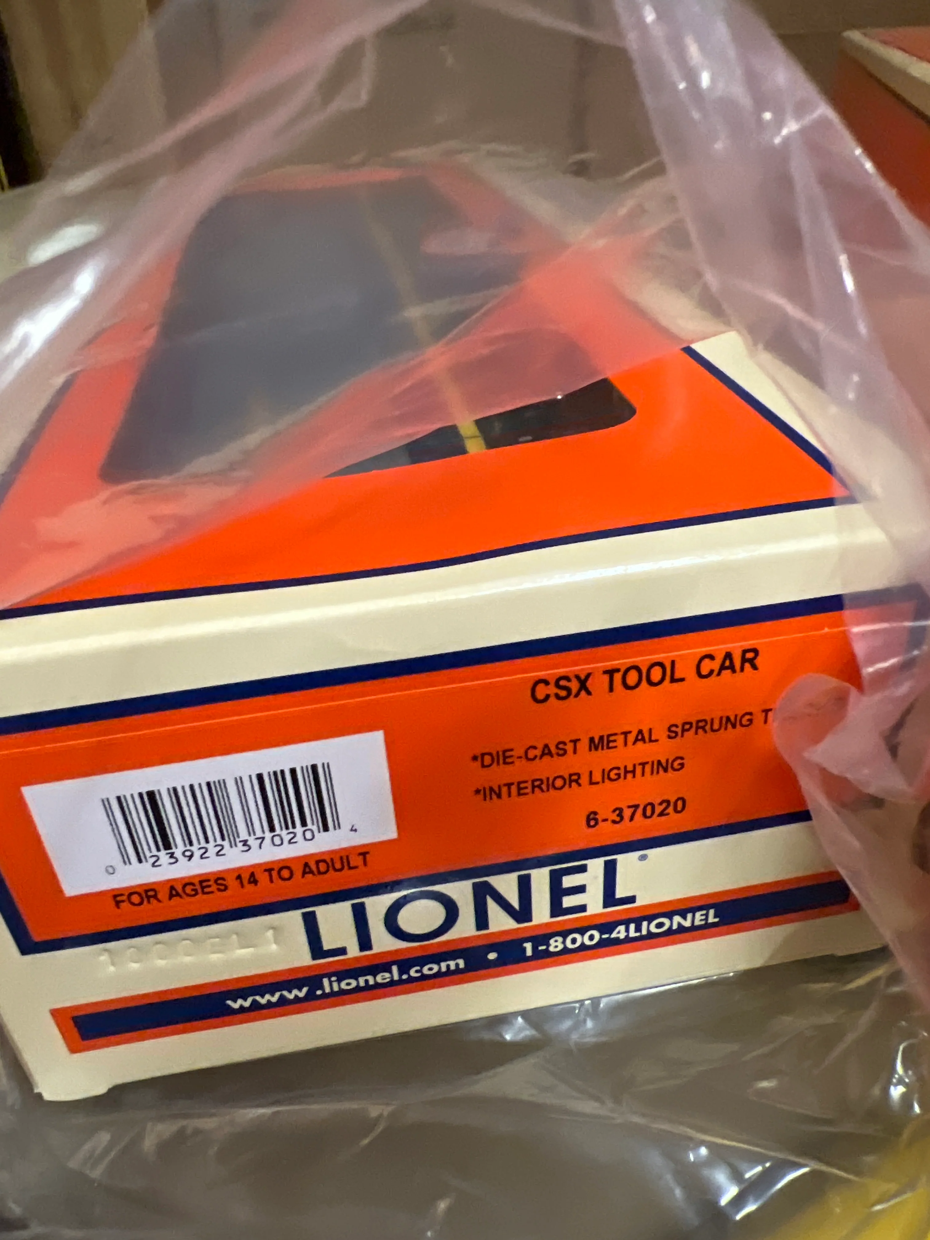 Lionel 6-37020 CSX illuminated tool car O scale NEW - Image 3