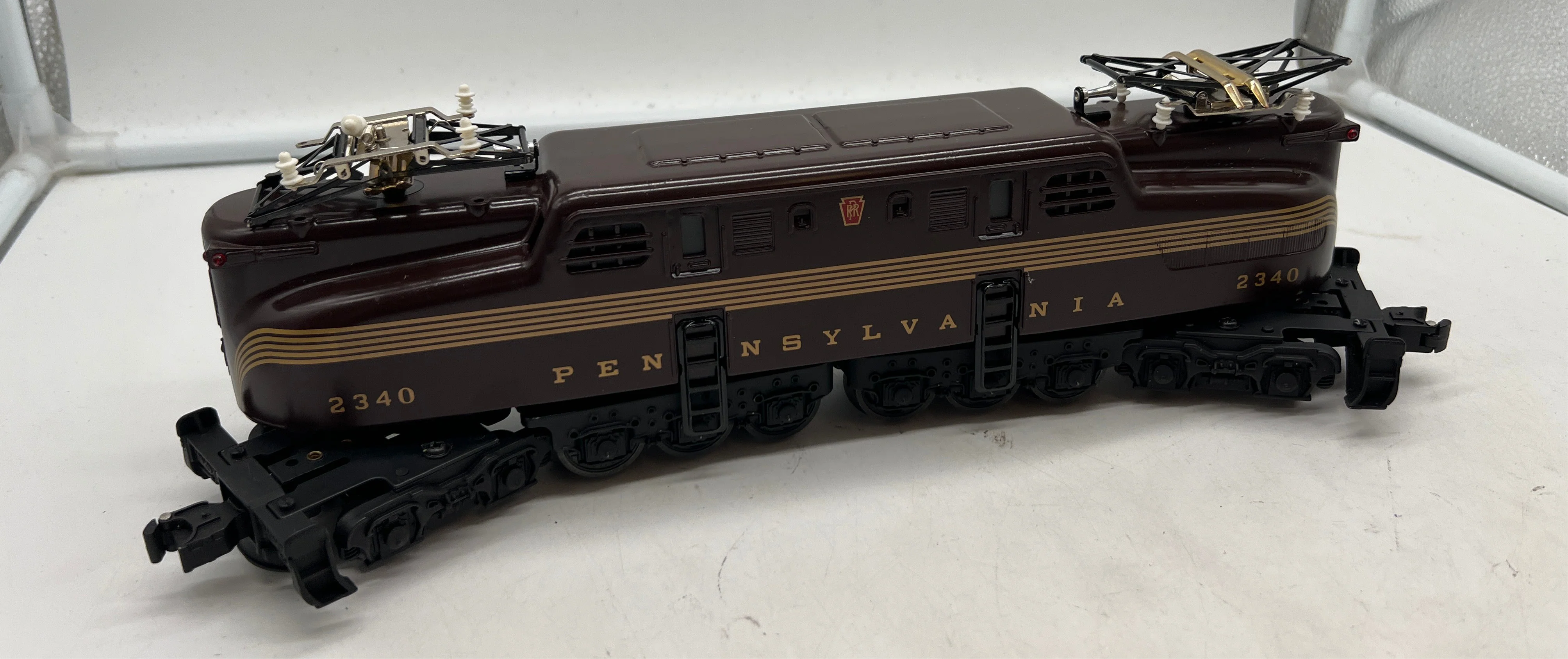 Lionel 6-38303 Pennsylvania PRR GG1  modern brown conventional classic electric locomotive  O SCALE Like New Damaged Box