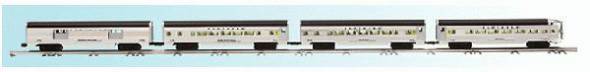 Lionel 6-39119 PWC SOUTHERN ALUMINUM STREAMLINED PASSENGER CAR 4-PACK O SCALE NEW - Image 2