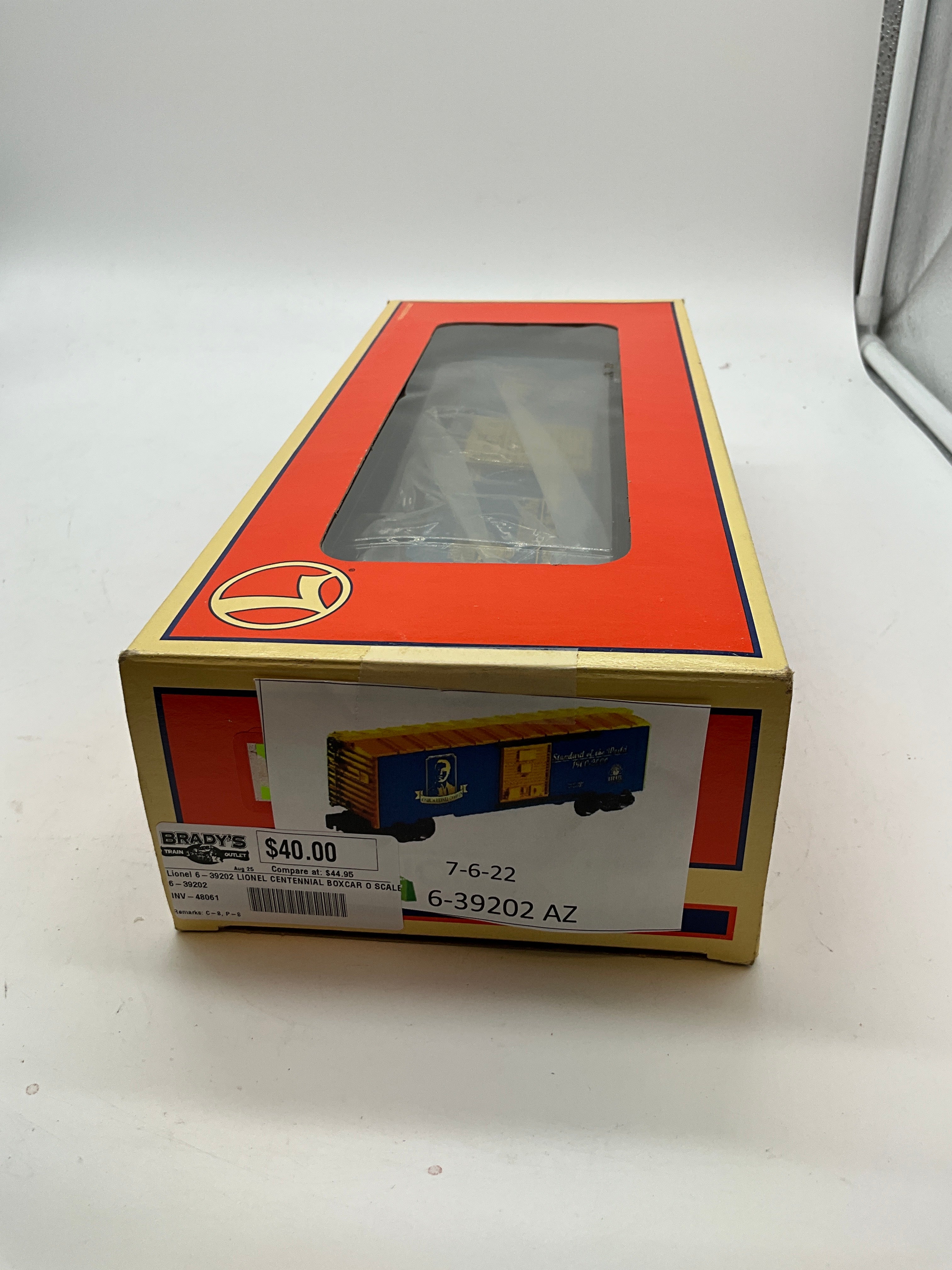 Lionel 6-39202 LIONEL CENTENNIAL BOXCAR O SCALE Like New - Image 6